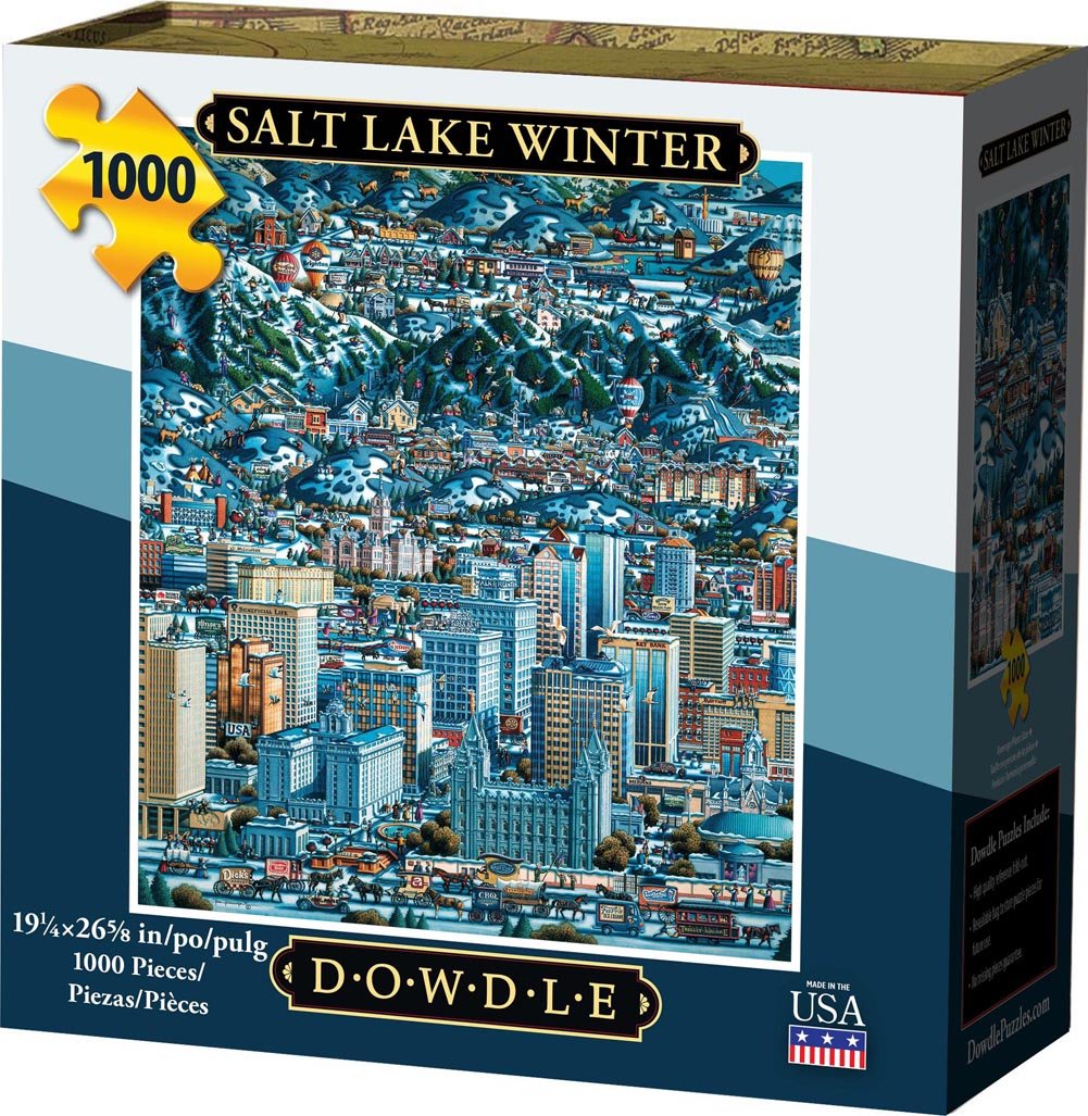 Salt Lake Winter (1000 pc puzzle)