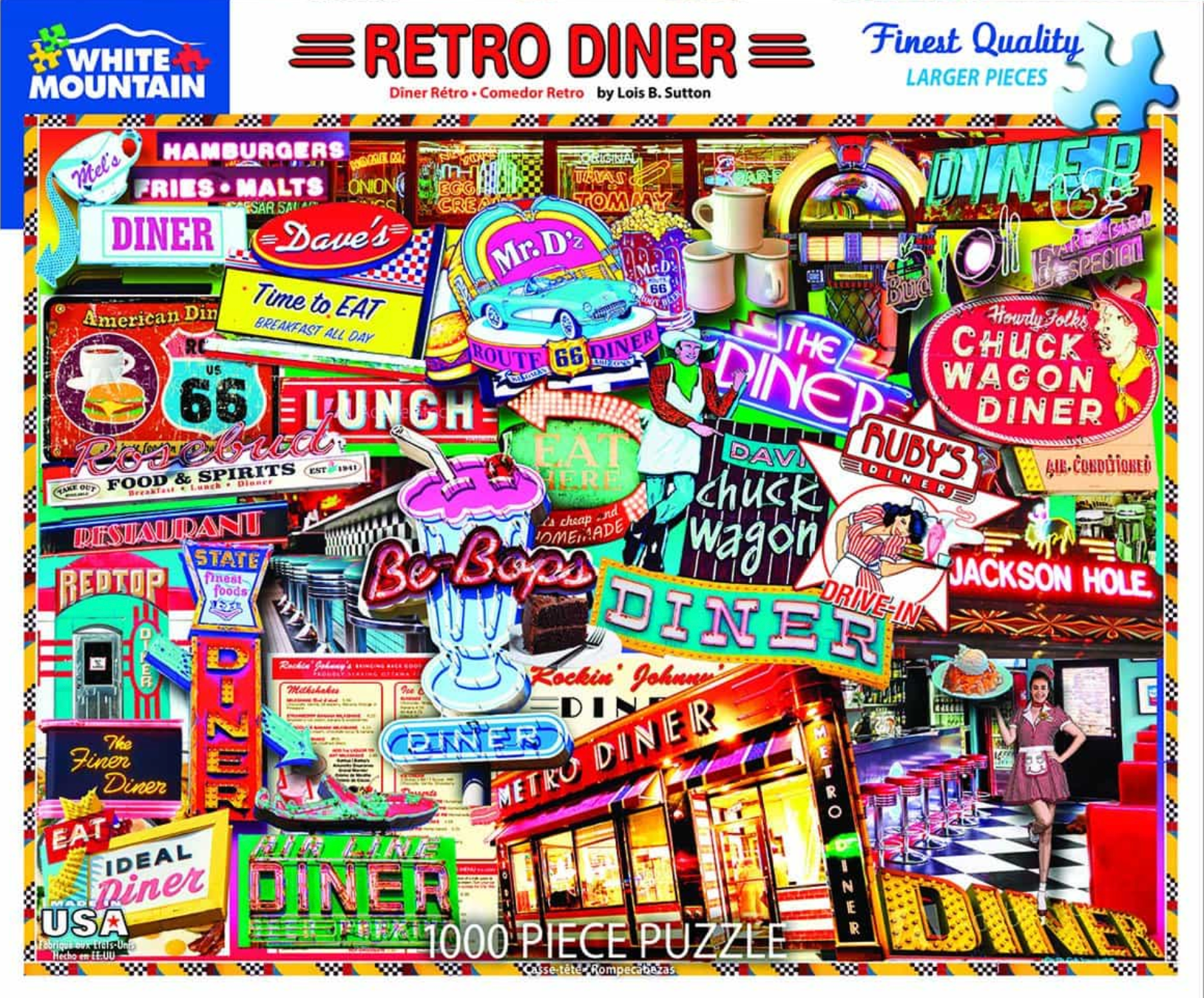 Retro Diner (1000 pc puzzle)