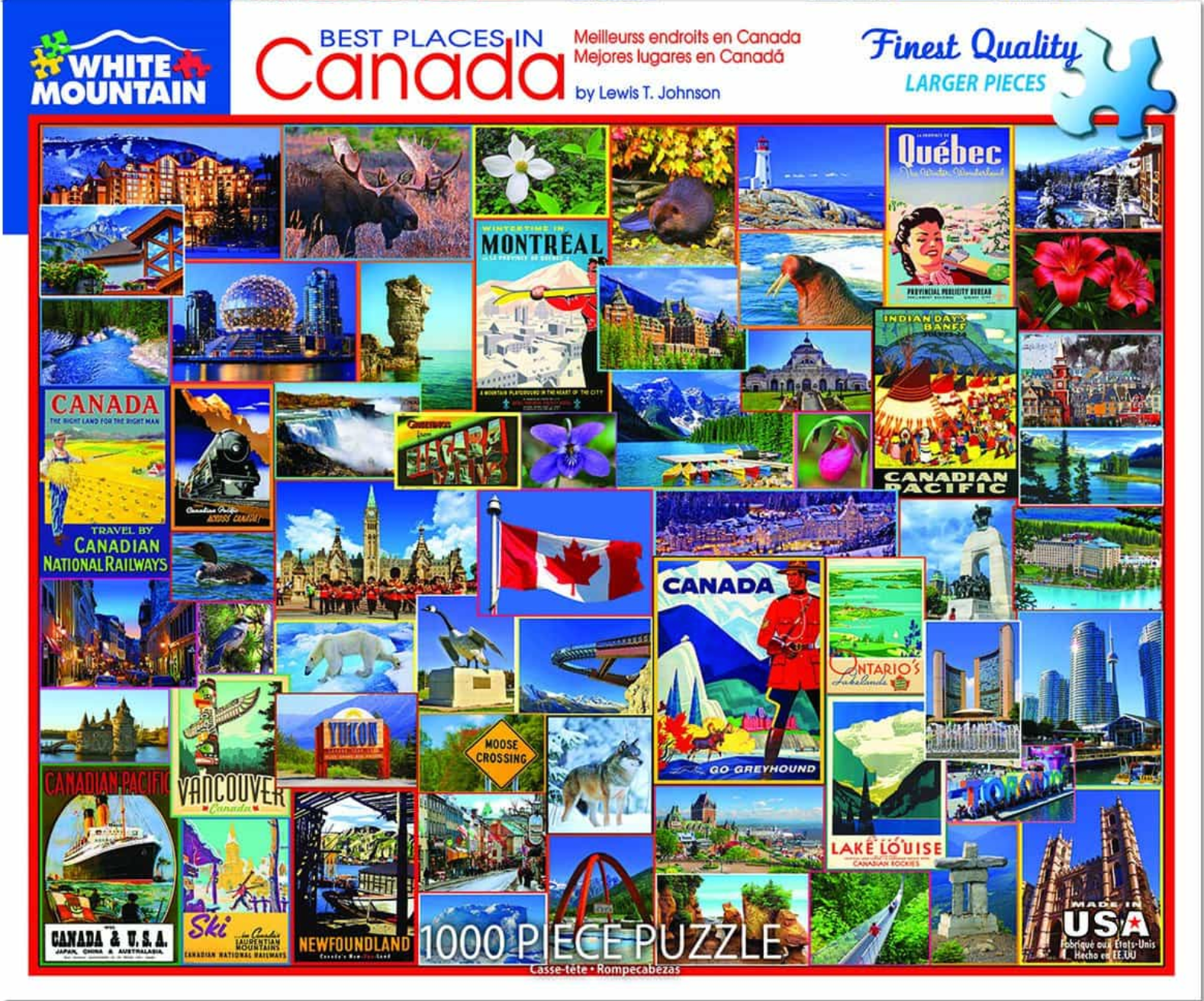 Best Places in Canada (1000 pc puzzle)