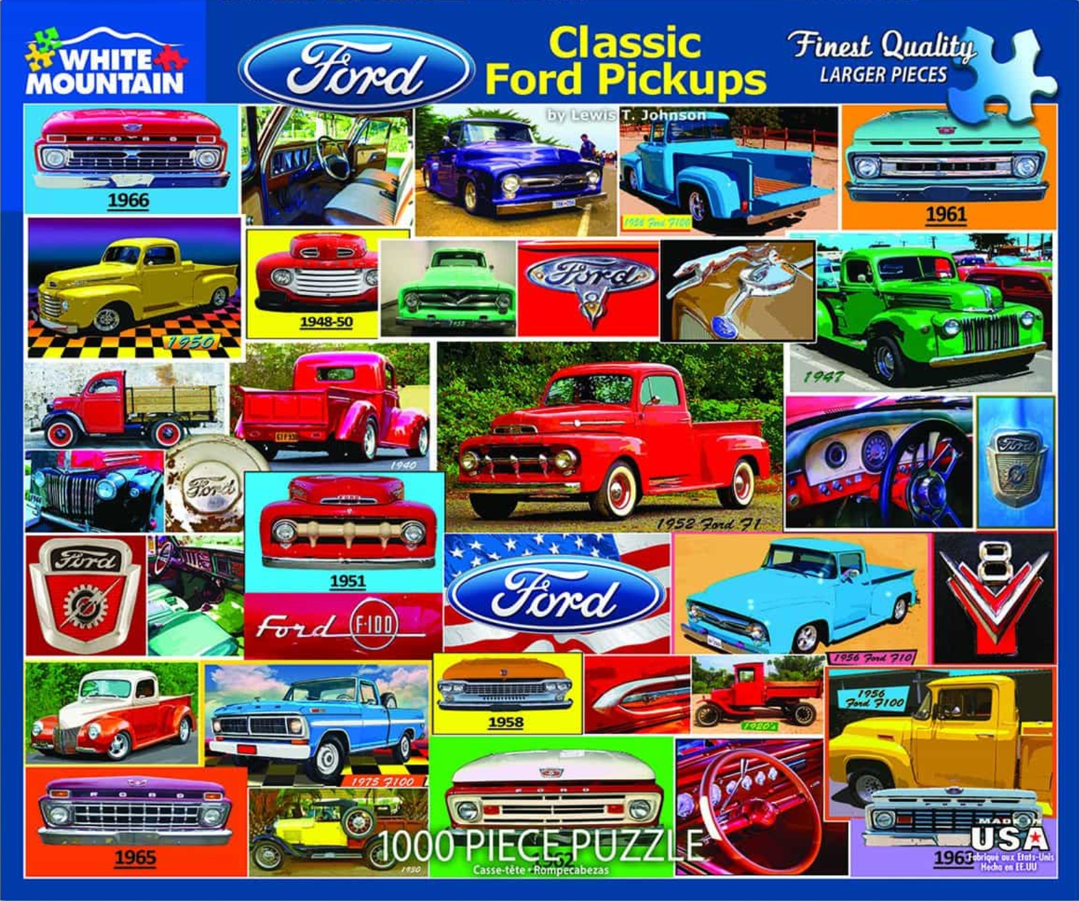Classic Ford Pickups (1000 pc puzzle)