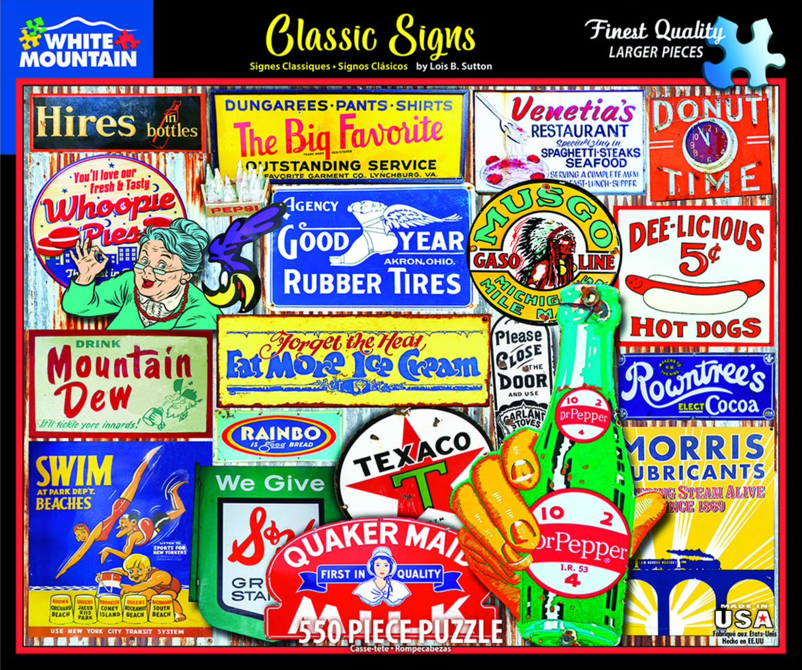 Classic Signs (550 pc puzzle)