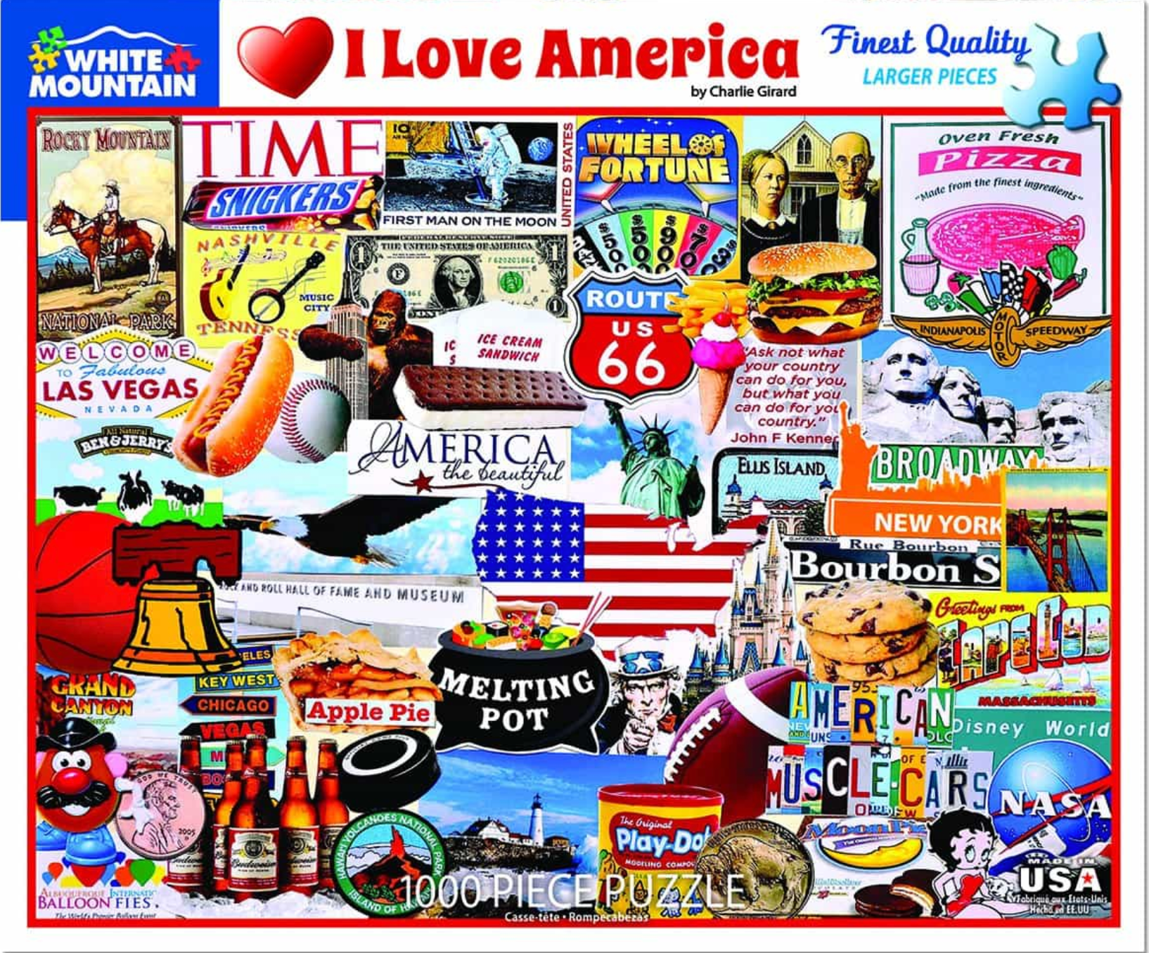 I Love America (1000 pc puzzle)