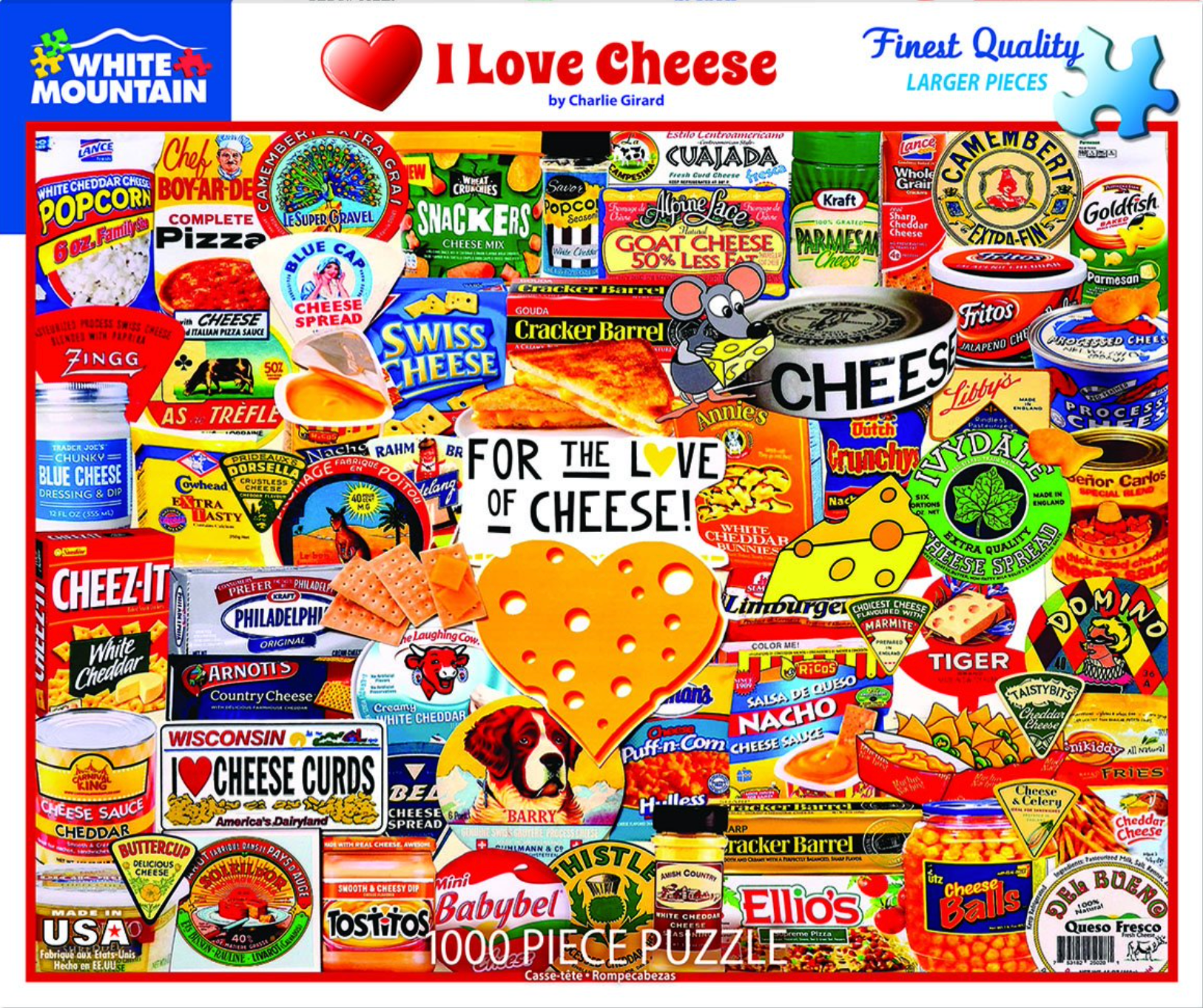 I Love Cheese (1000 pc puzzle)