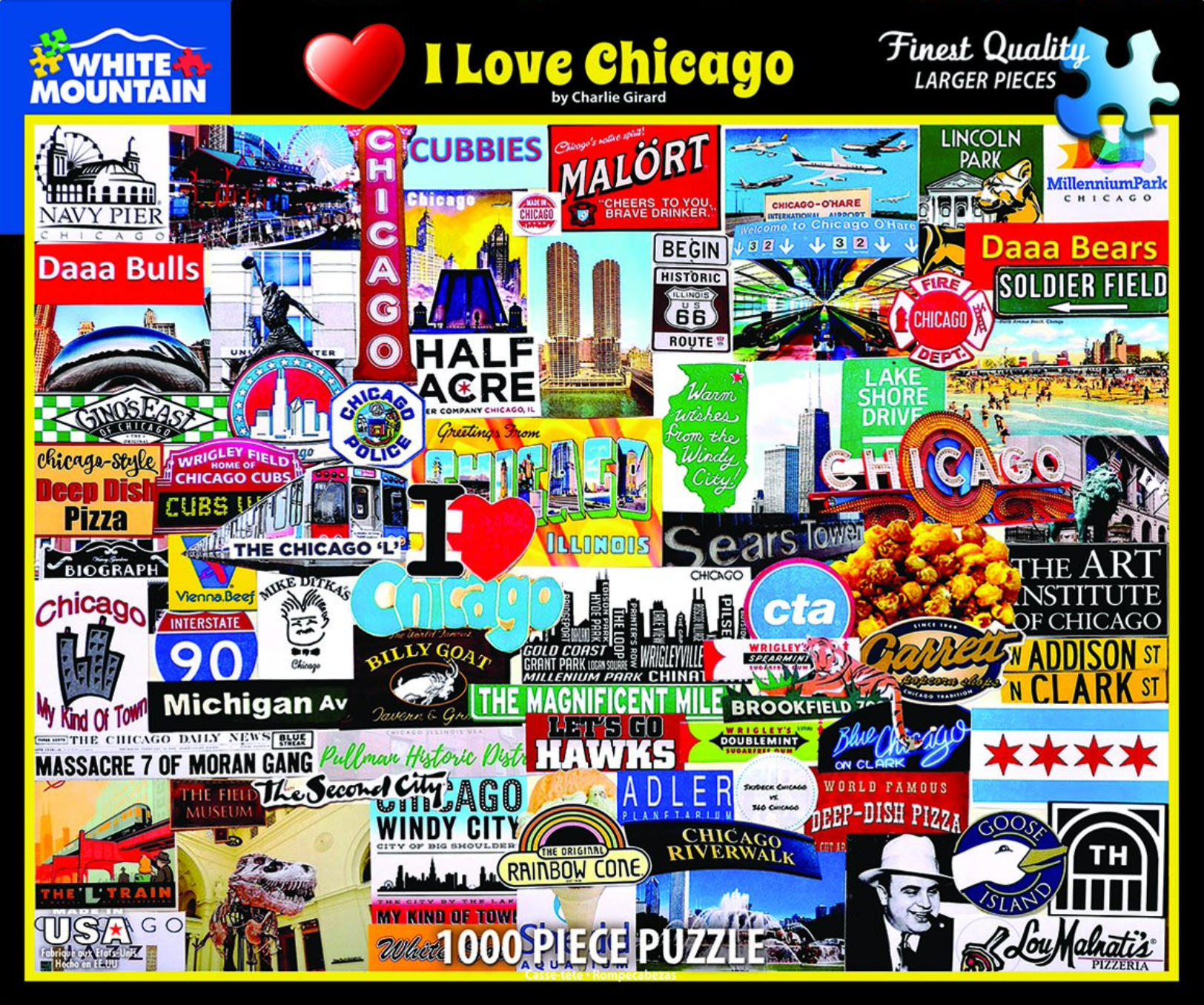 I Love Chicago (1000 pc puzzle)