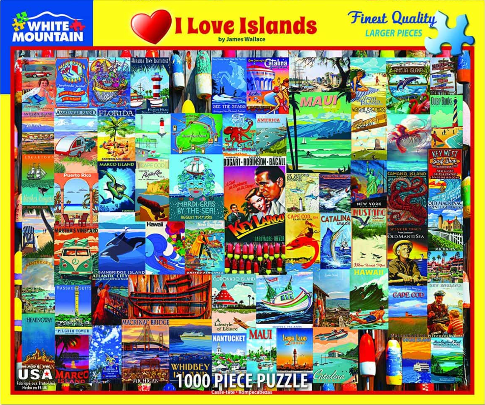 I Love Islands (1000 pc puzzle)