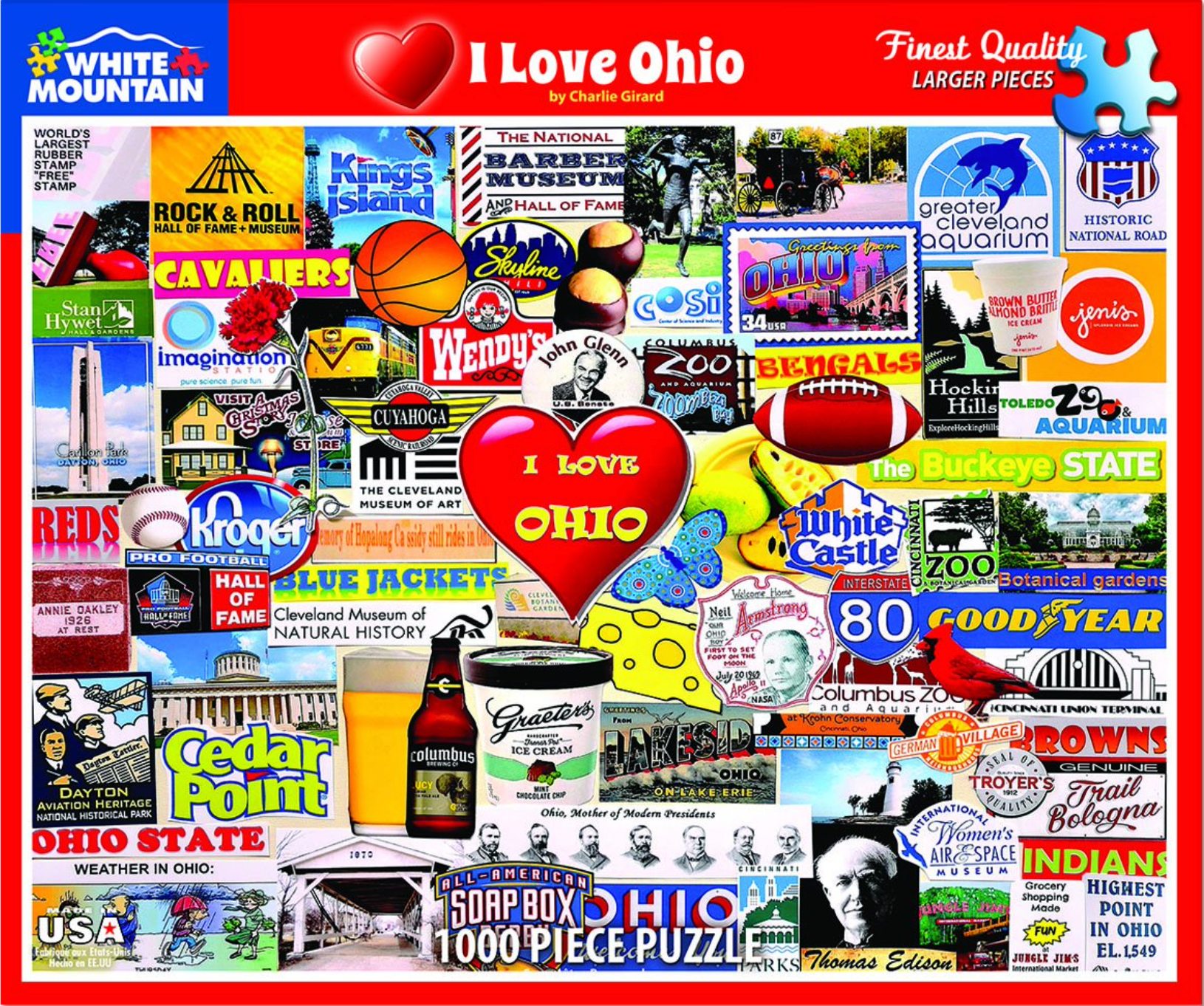 I Love Ohio (1000 pc puzzle)