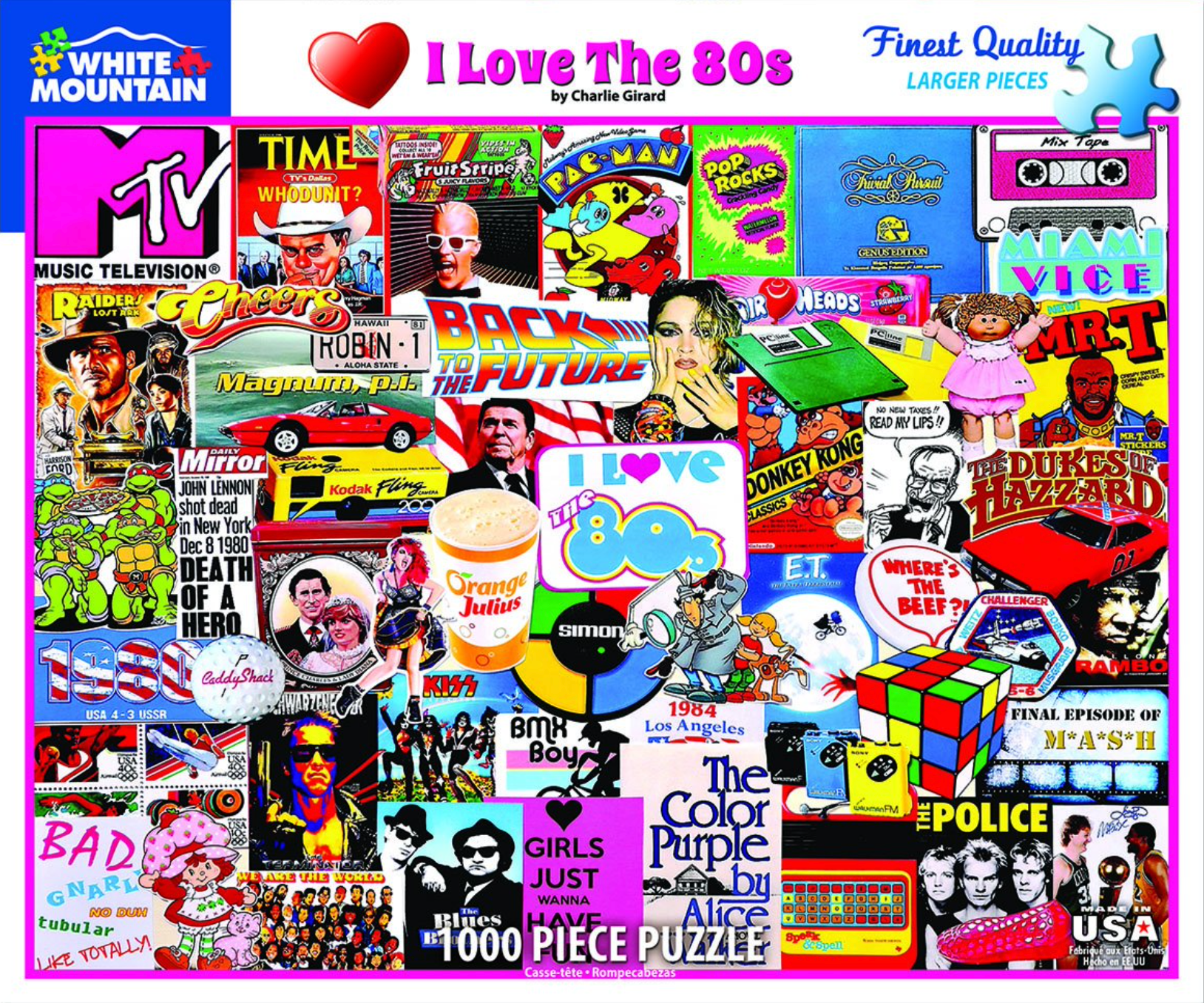 I Love the 1980s (1000 pc puzzle)