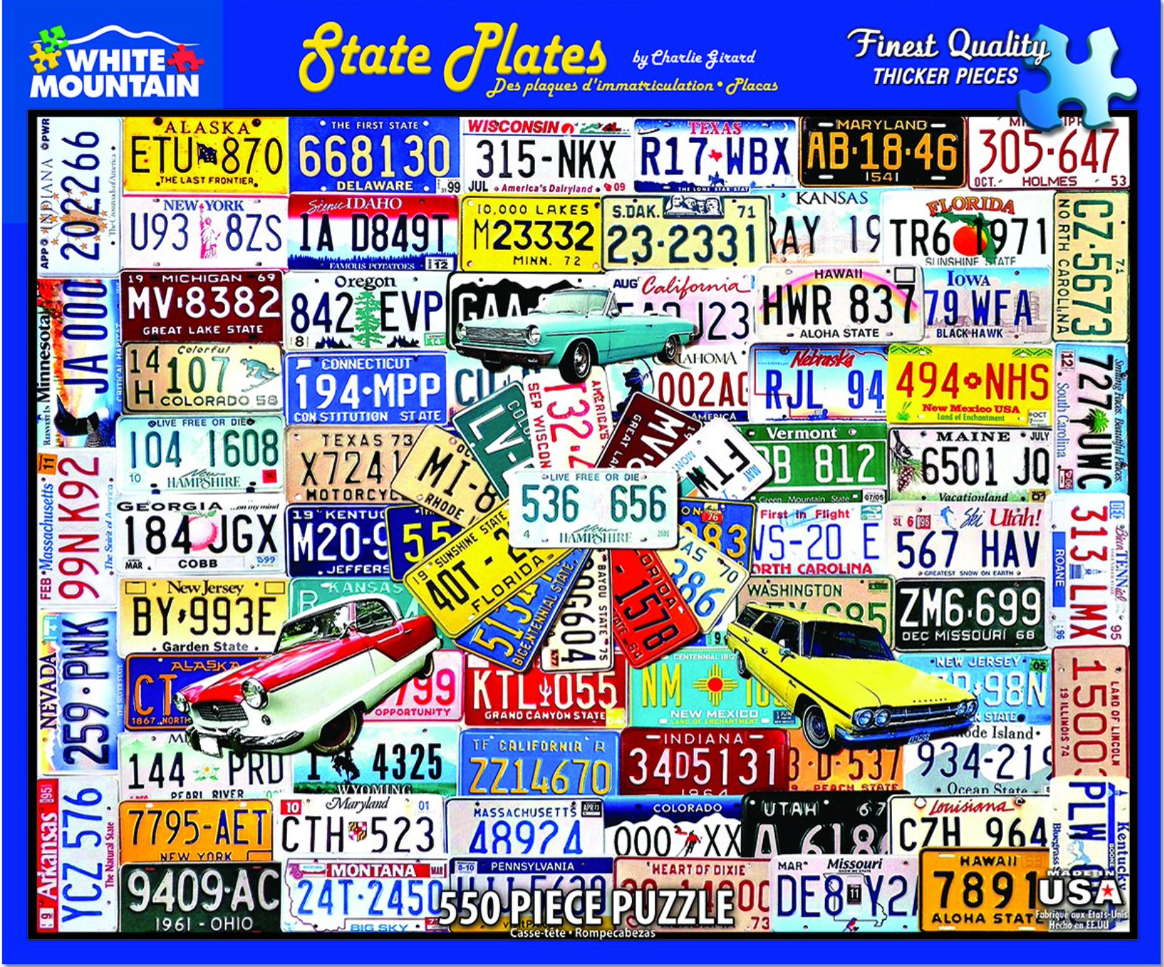 State Plates (550 pc puzzle)