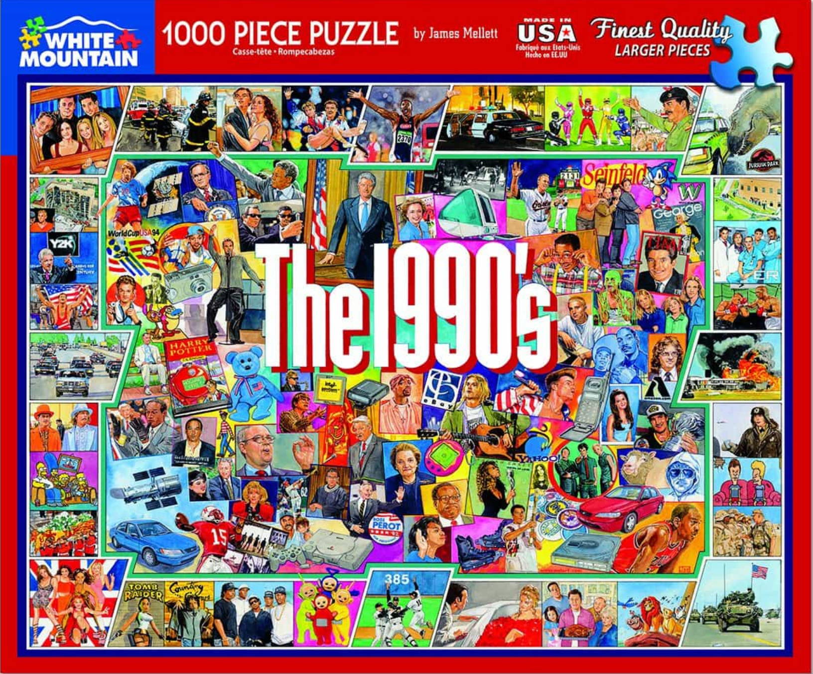 The 1990’s (1000 pc puzzle)