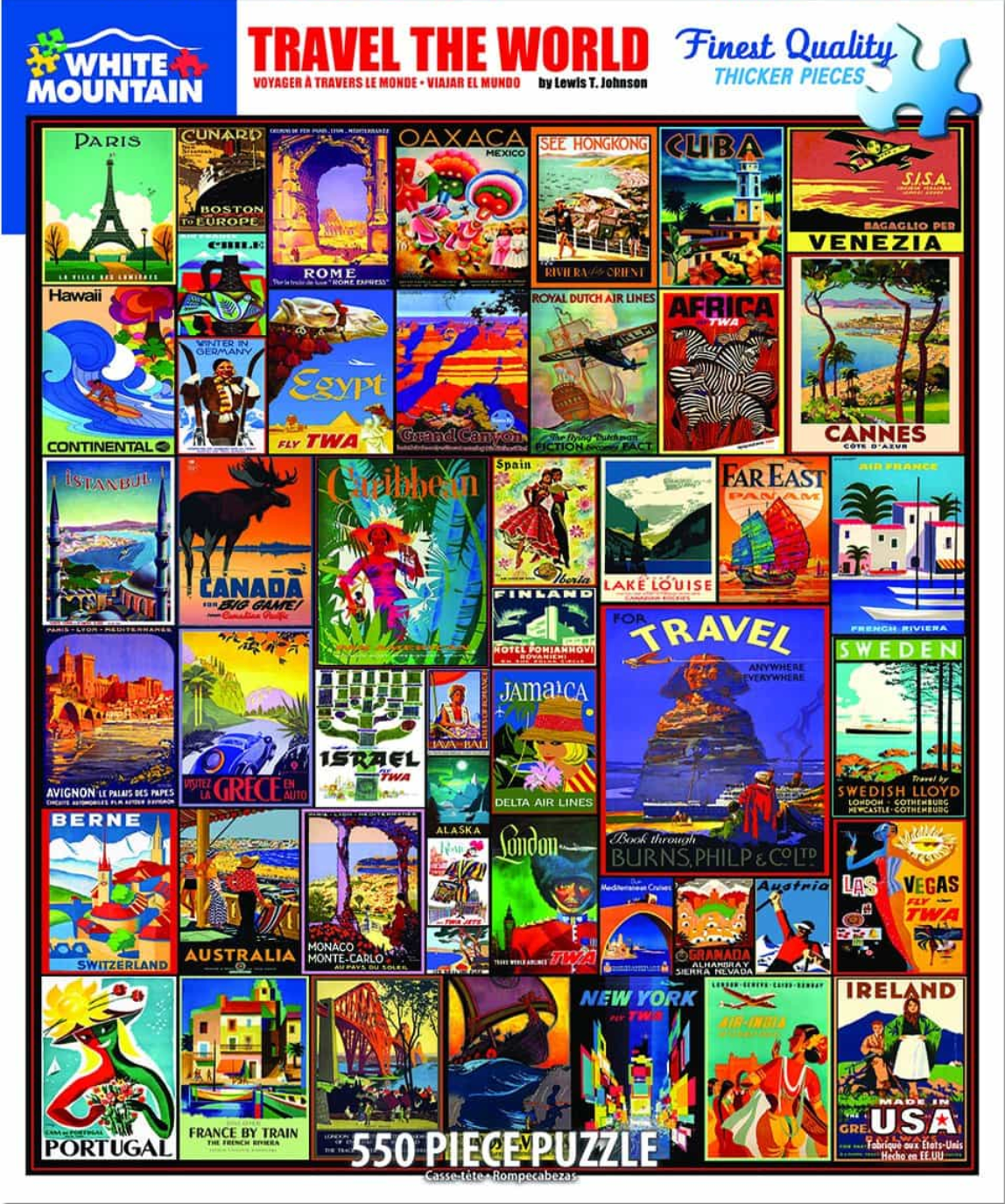 Travel the World (550 pc puzzle)