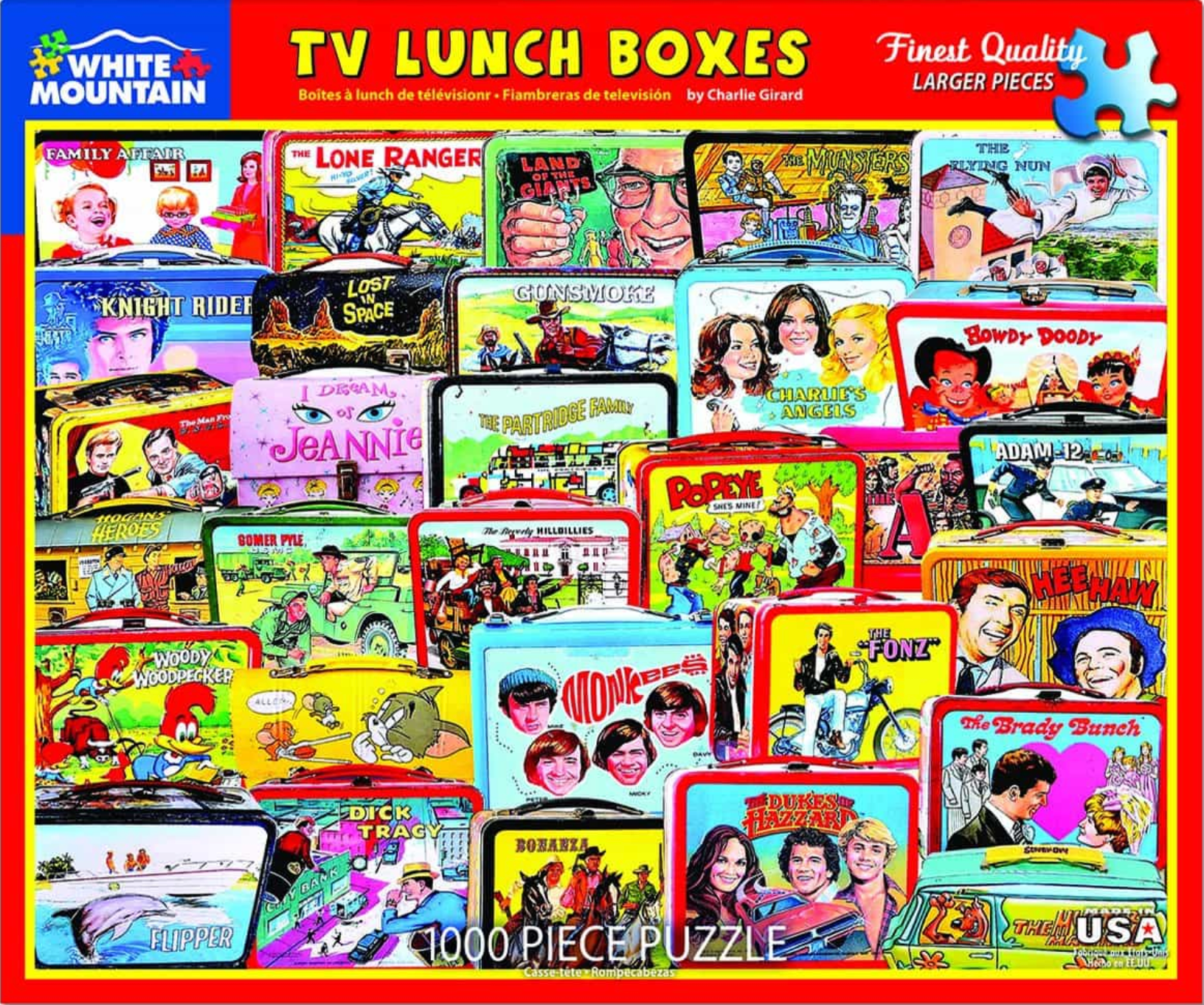 TV Lunch Boxes (1000 pc puzzle)