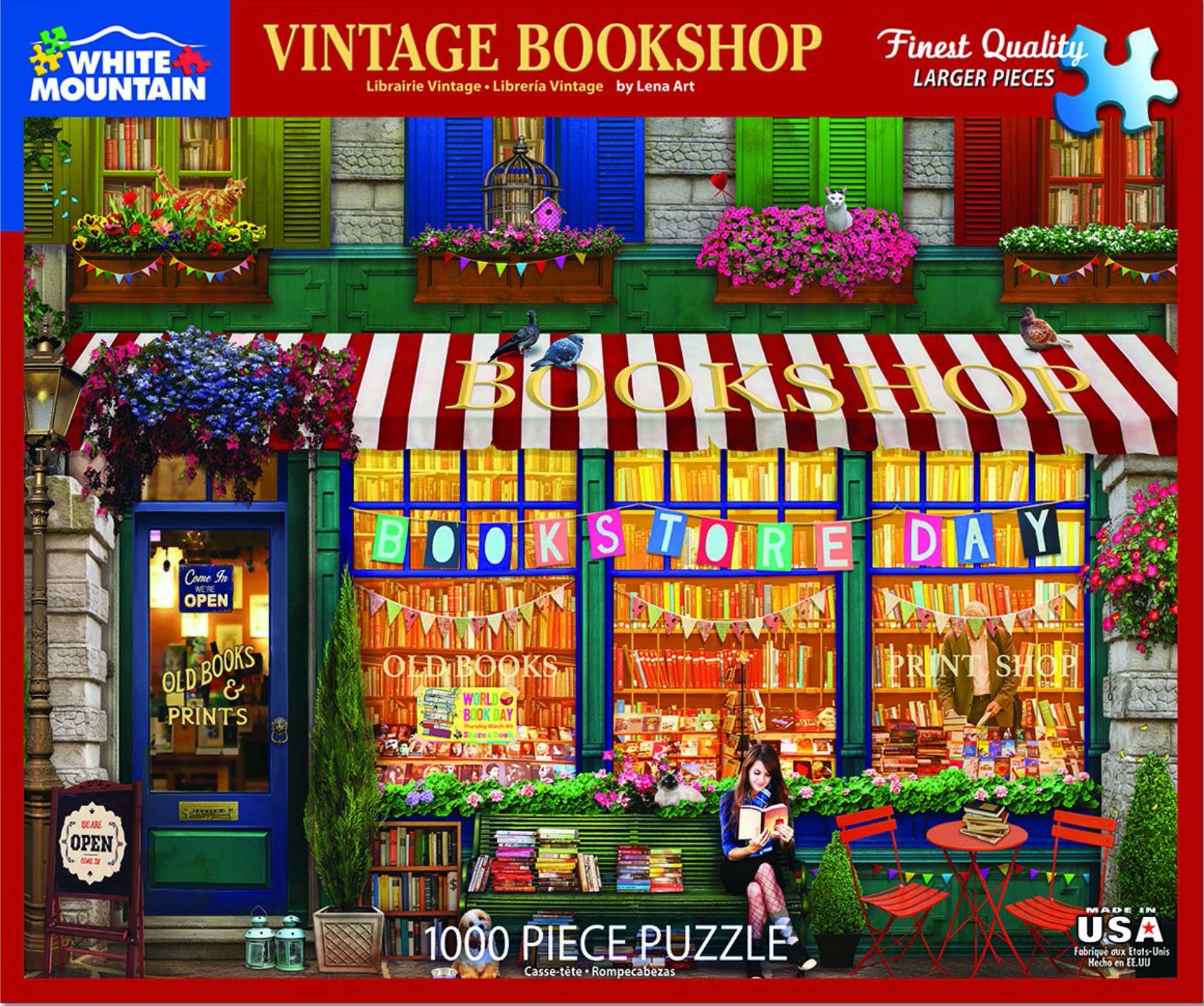 Vintage Bookshop (1000 pc puzzle)