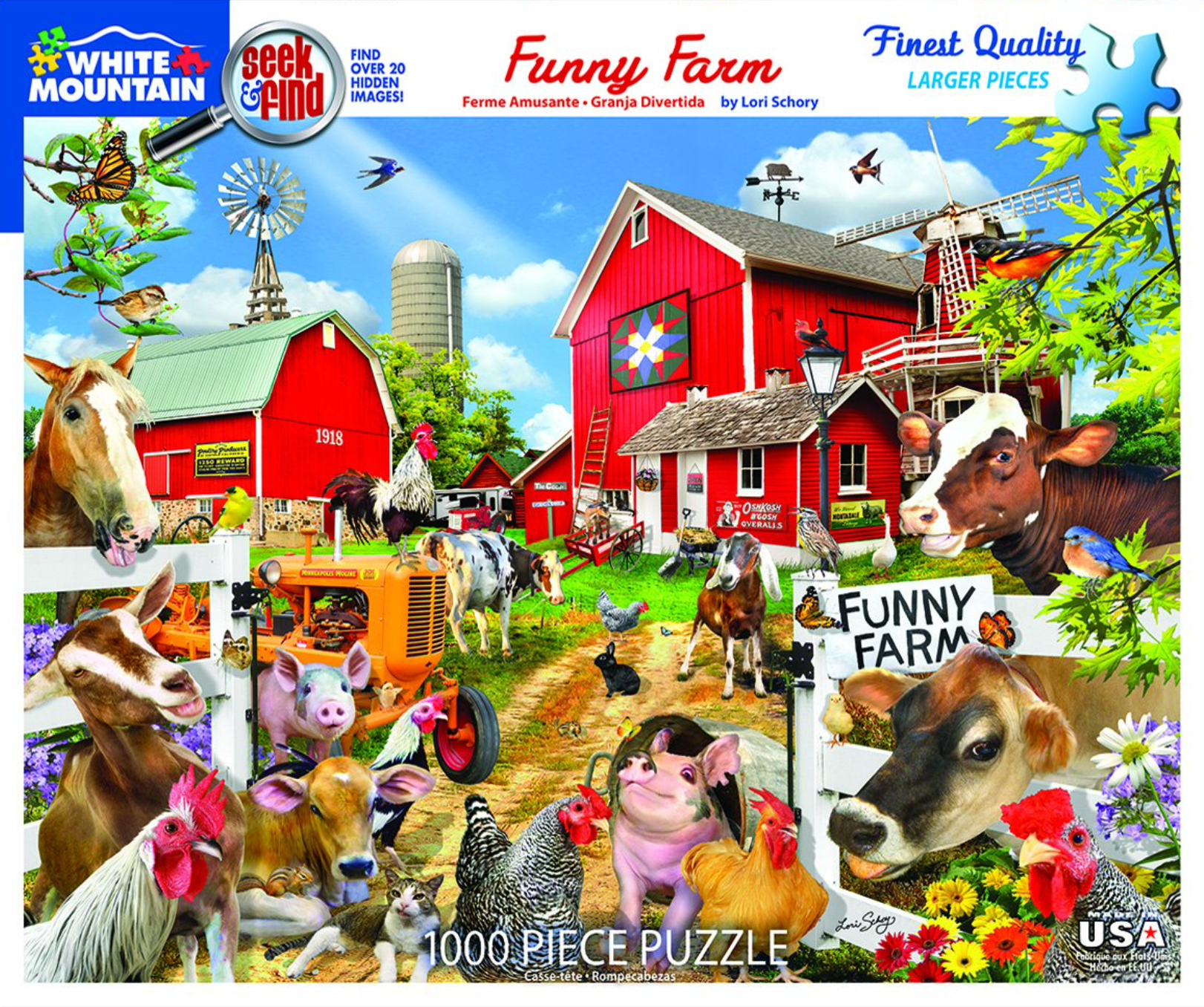 Funny Farm Seek & Find (1000 pc puzzle)