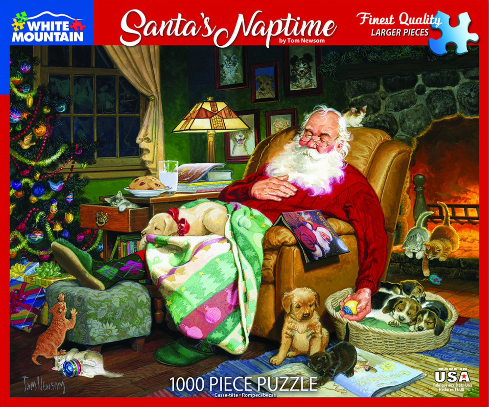 Santa's Naptime (1000 pc puzzle)