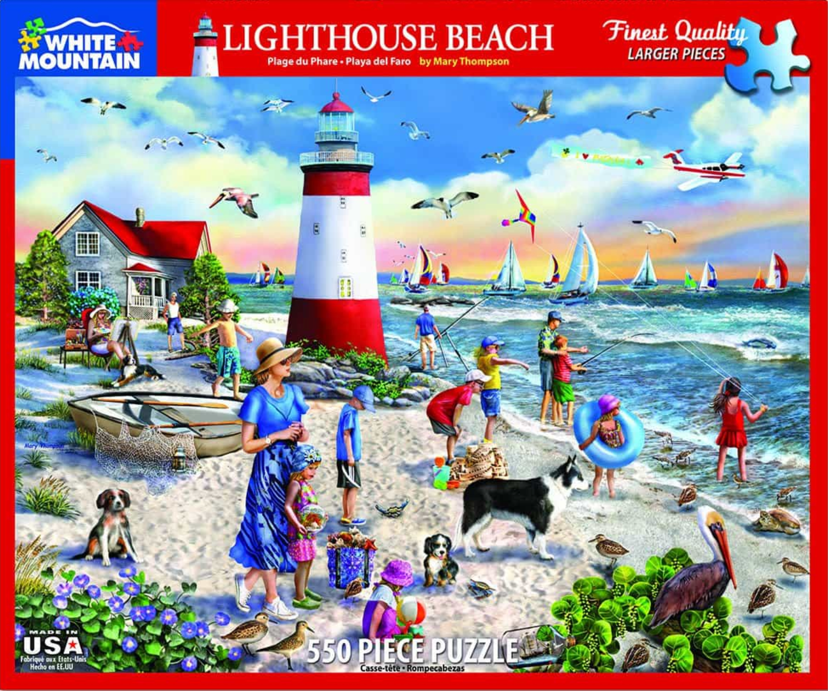 Lighthouse Beach (550 pc puzzle)
