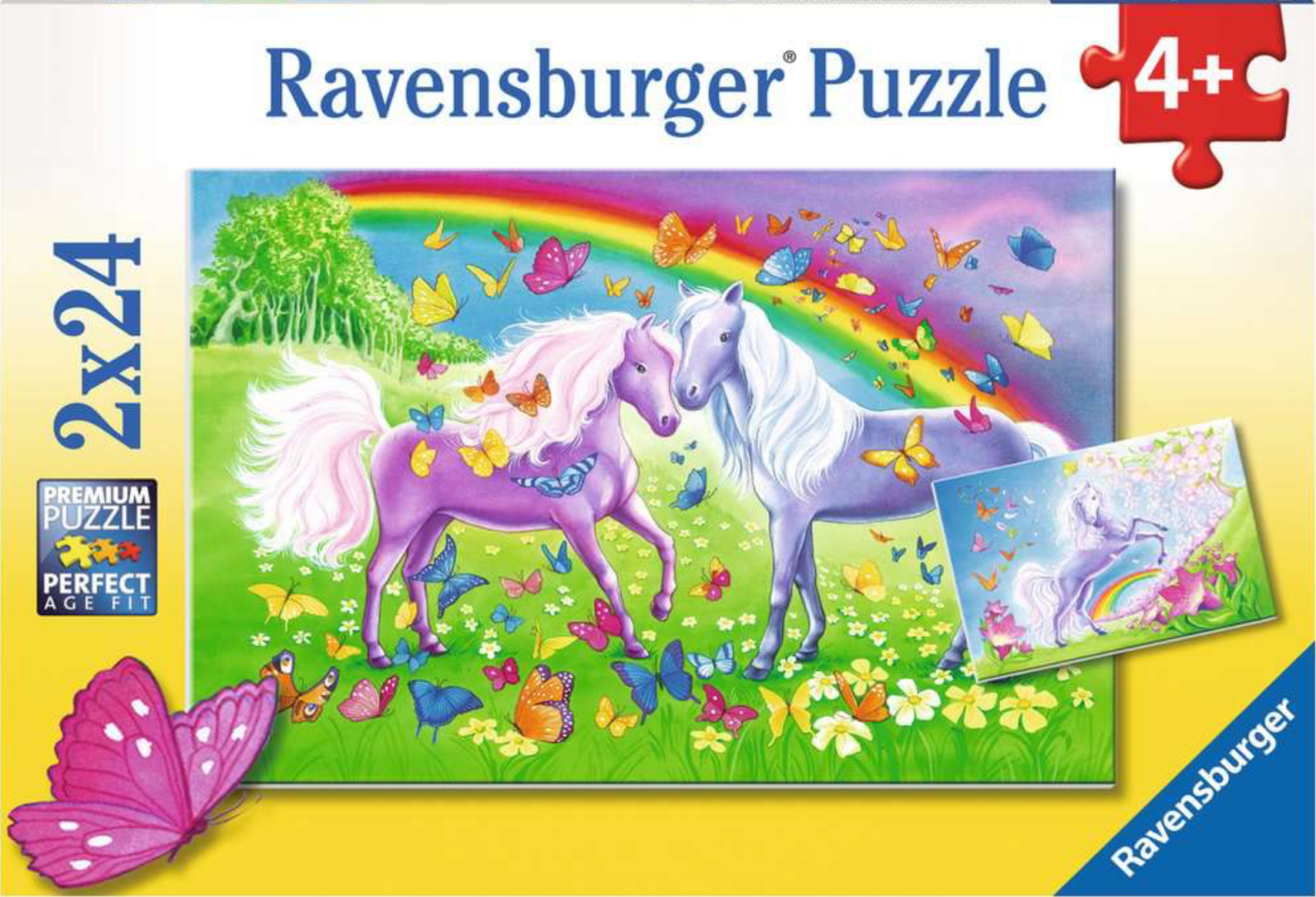 Rainbow Horses (24 pc puzzle x2)