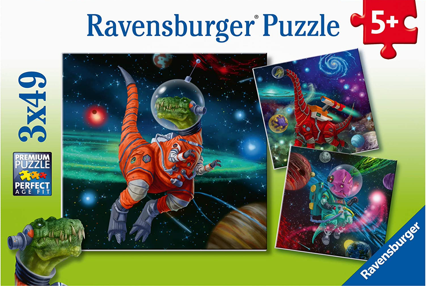 Dinosaurs in Space (49 pc puzzle x3)