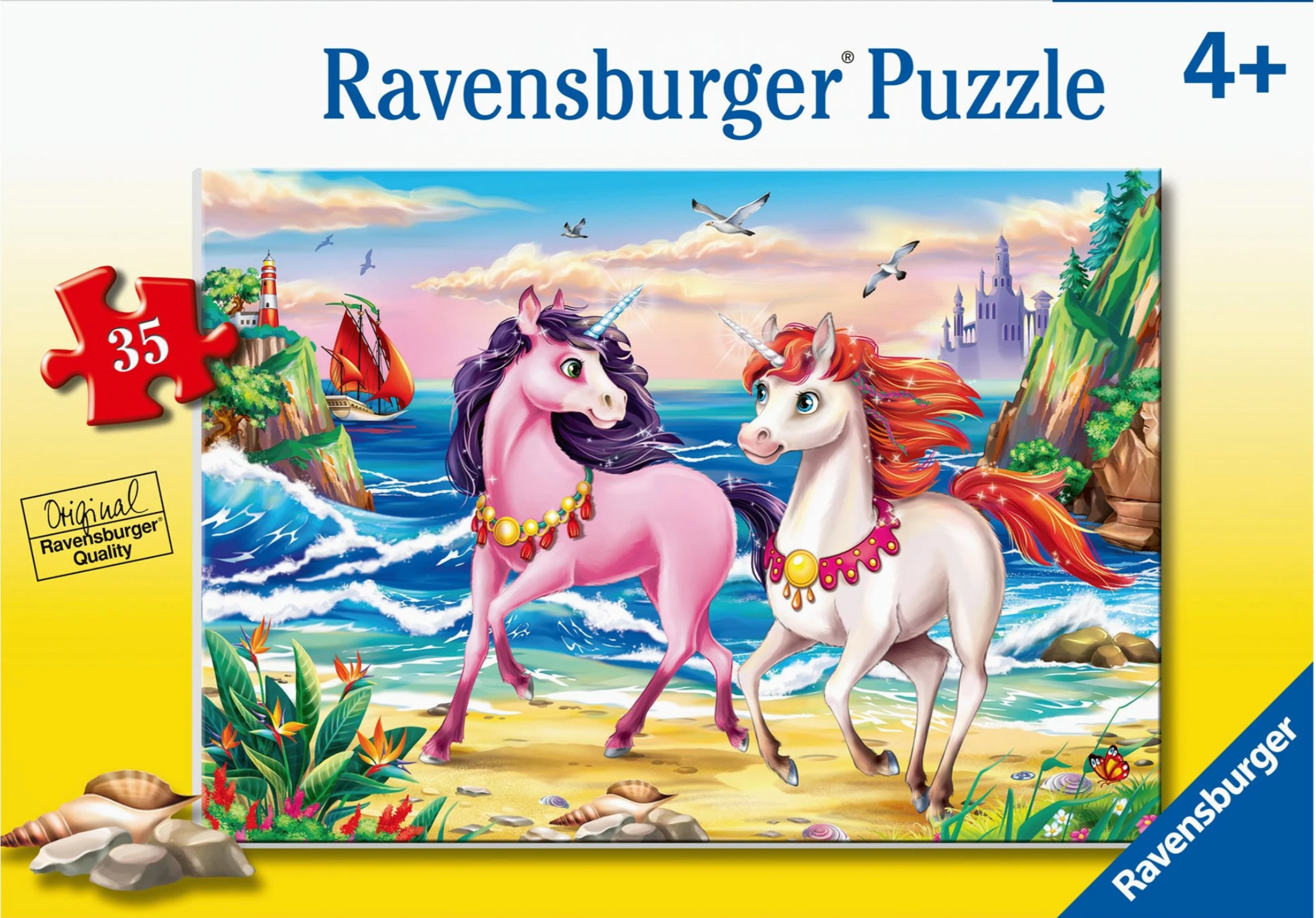 Beach Unicorns (35 pc puzzle)