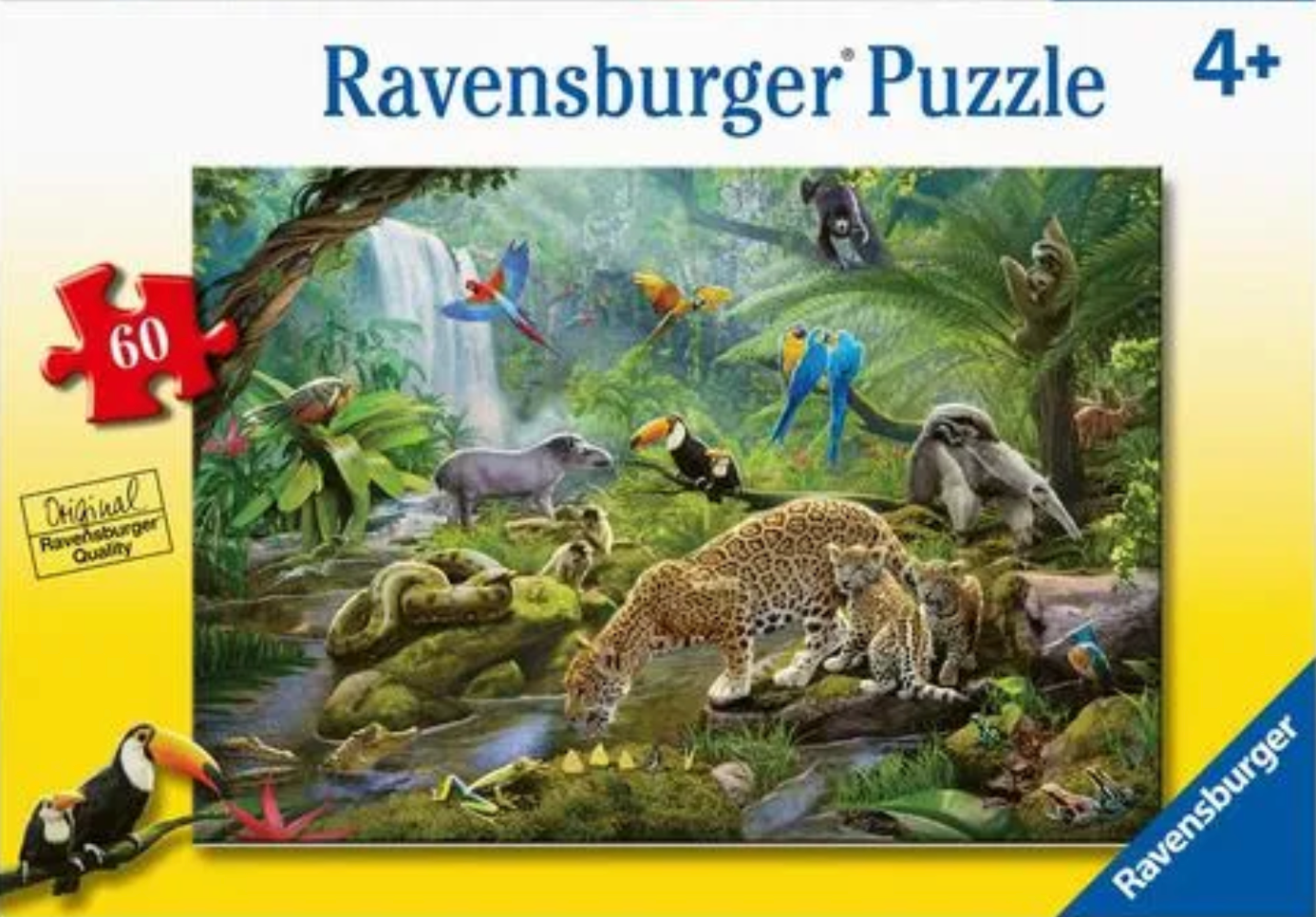 Rainforest Animals (60 pc puzzle)