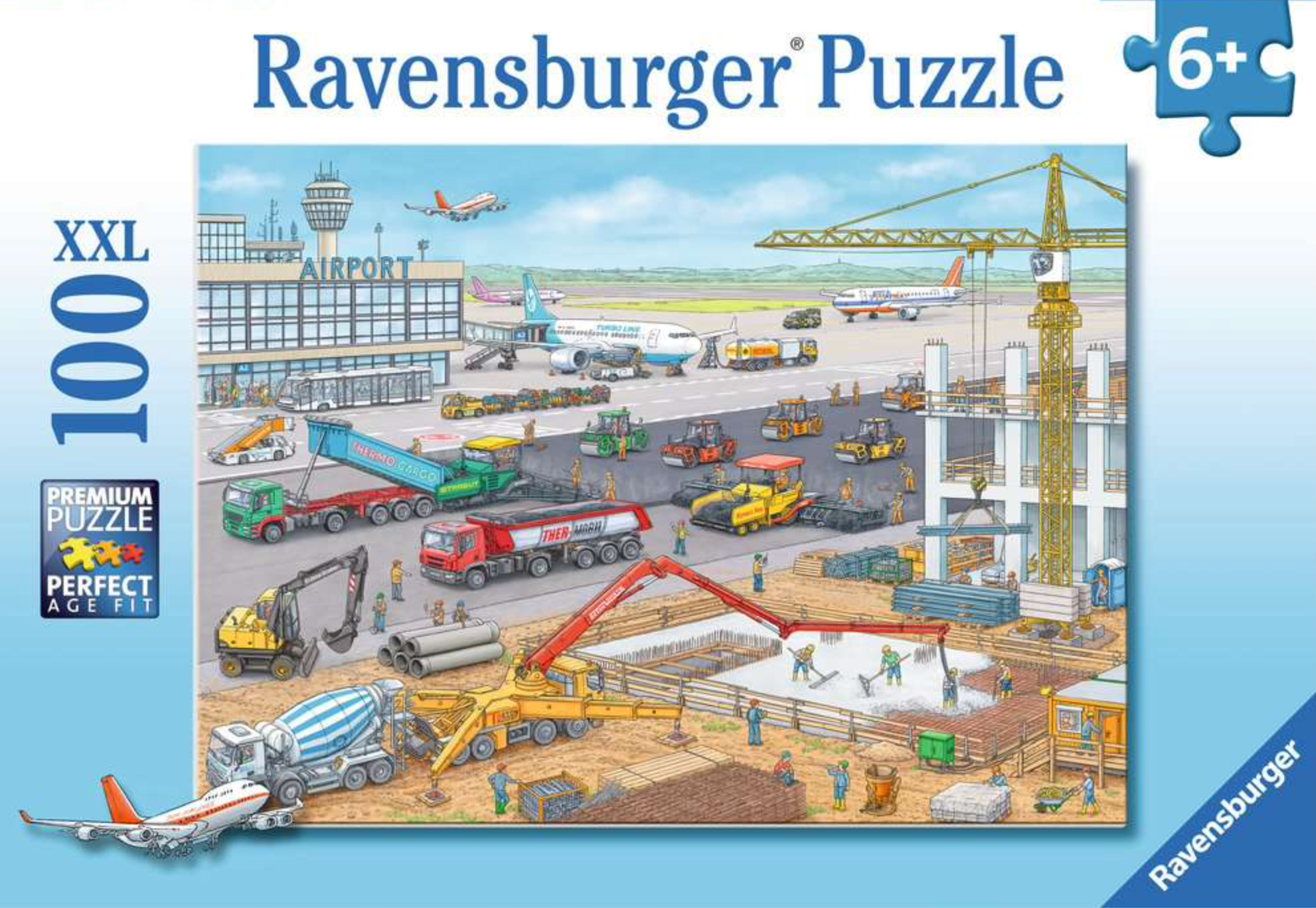 Construction at the Airport (100 pc XXL puzzle)