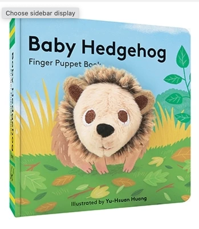 Baby Hedgehog Finger Puppet