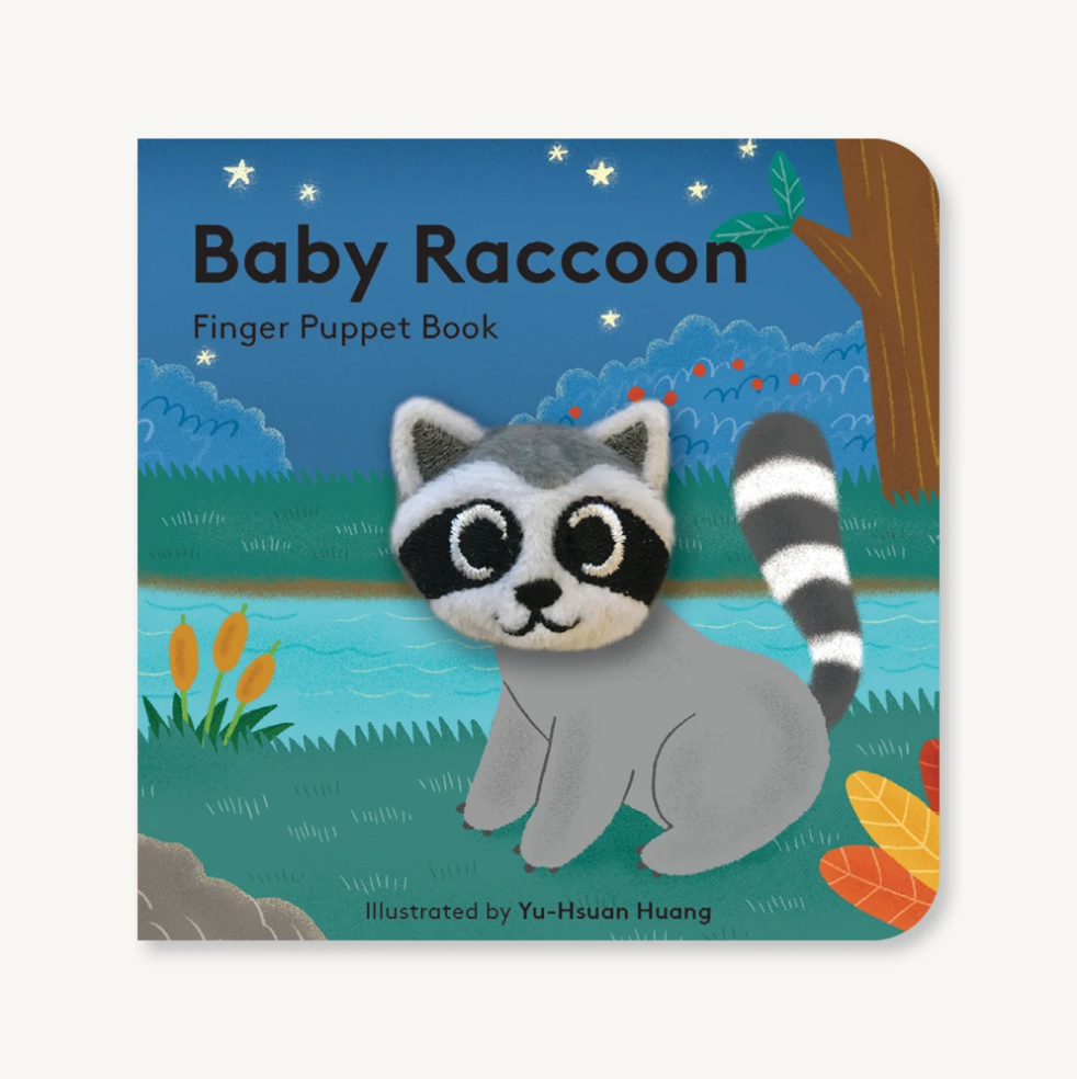 Baby Raccoon Finger Puppet