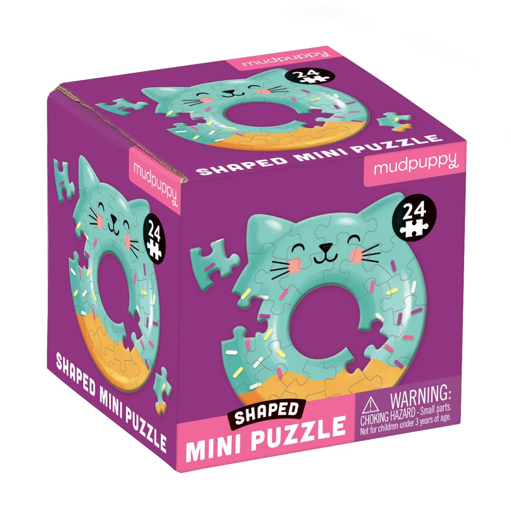 Cat Shaped Donut ( 24 pc mini puzzle)