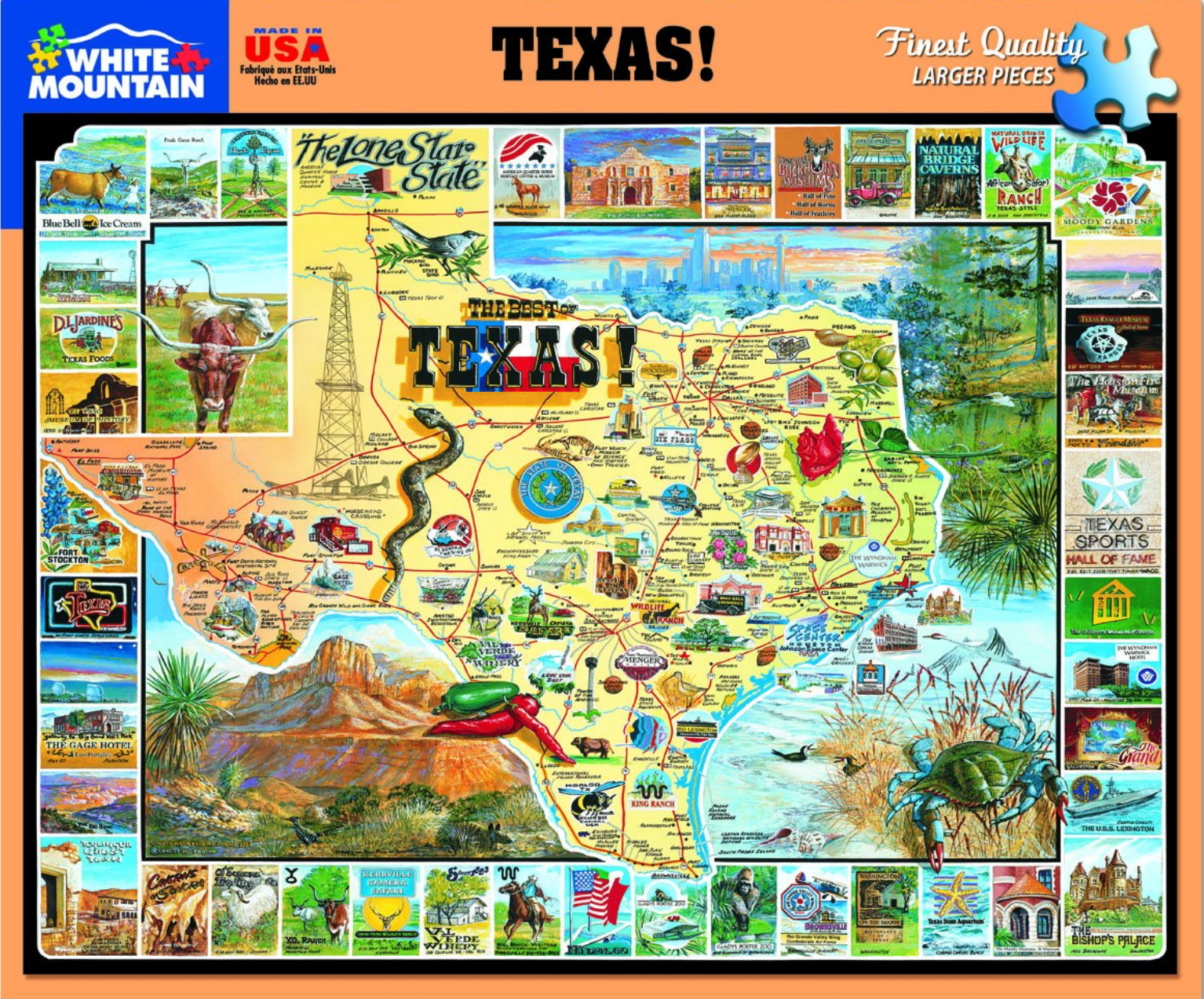 The Best of Texas (1000 pc puzzle)