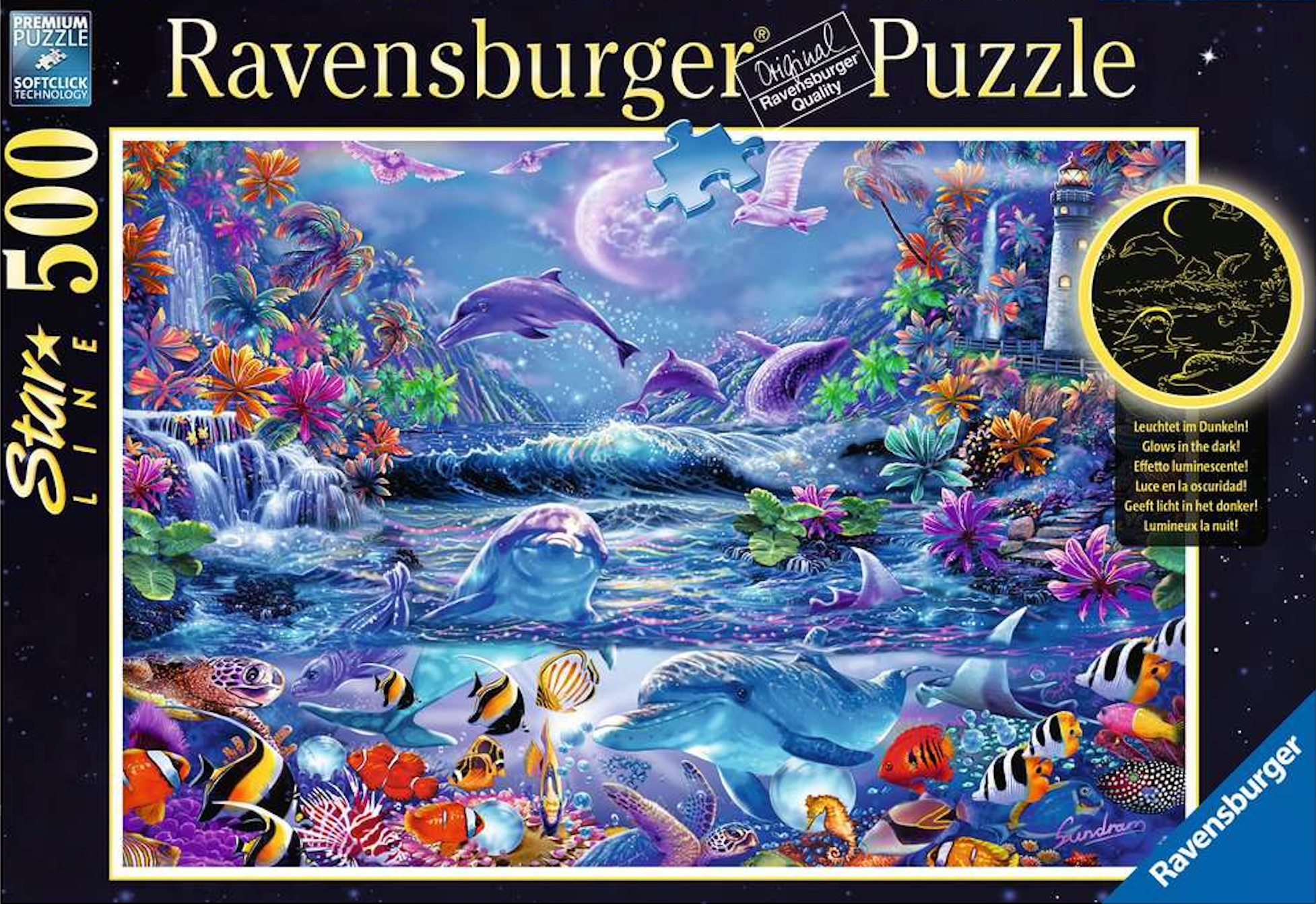 Puzzle phosphorescent - Le système solaire Ravensburger-14926 500