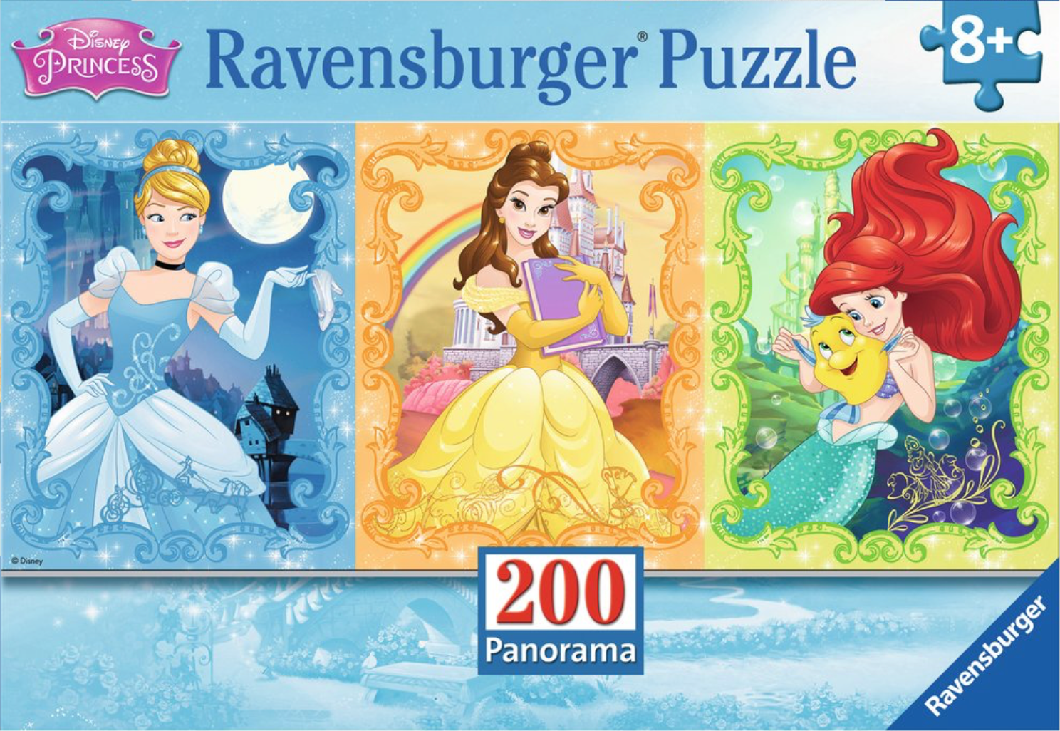 Beautiful Disney Princesses (200 pc panorama puzzle)