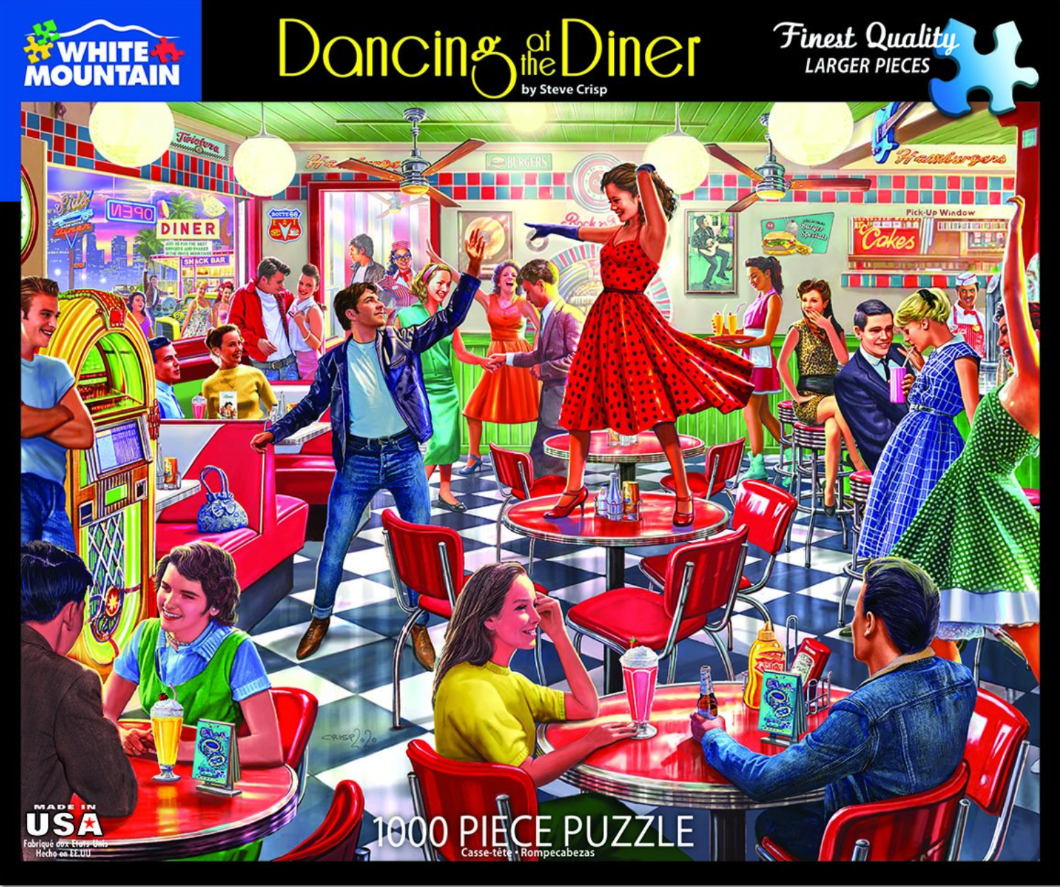 Dancing at the Diner (1000 pc puzzle)
