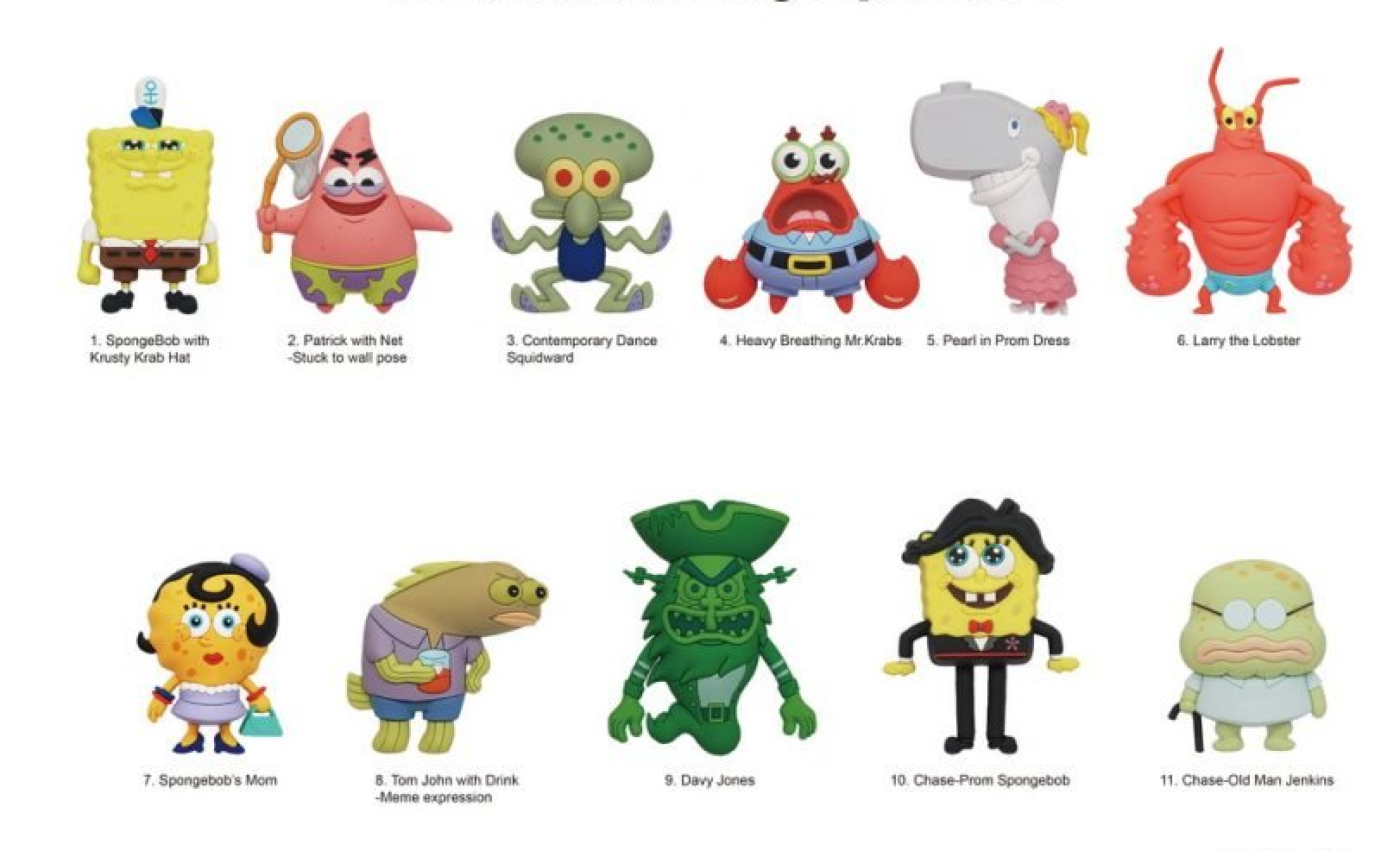 3D Foam Figural Collectible Bag Clip - Nickelodeon Series 4 (Assorted Styles)