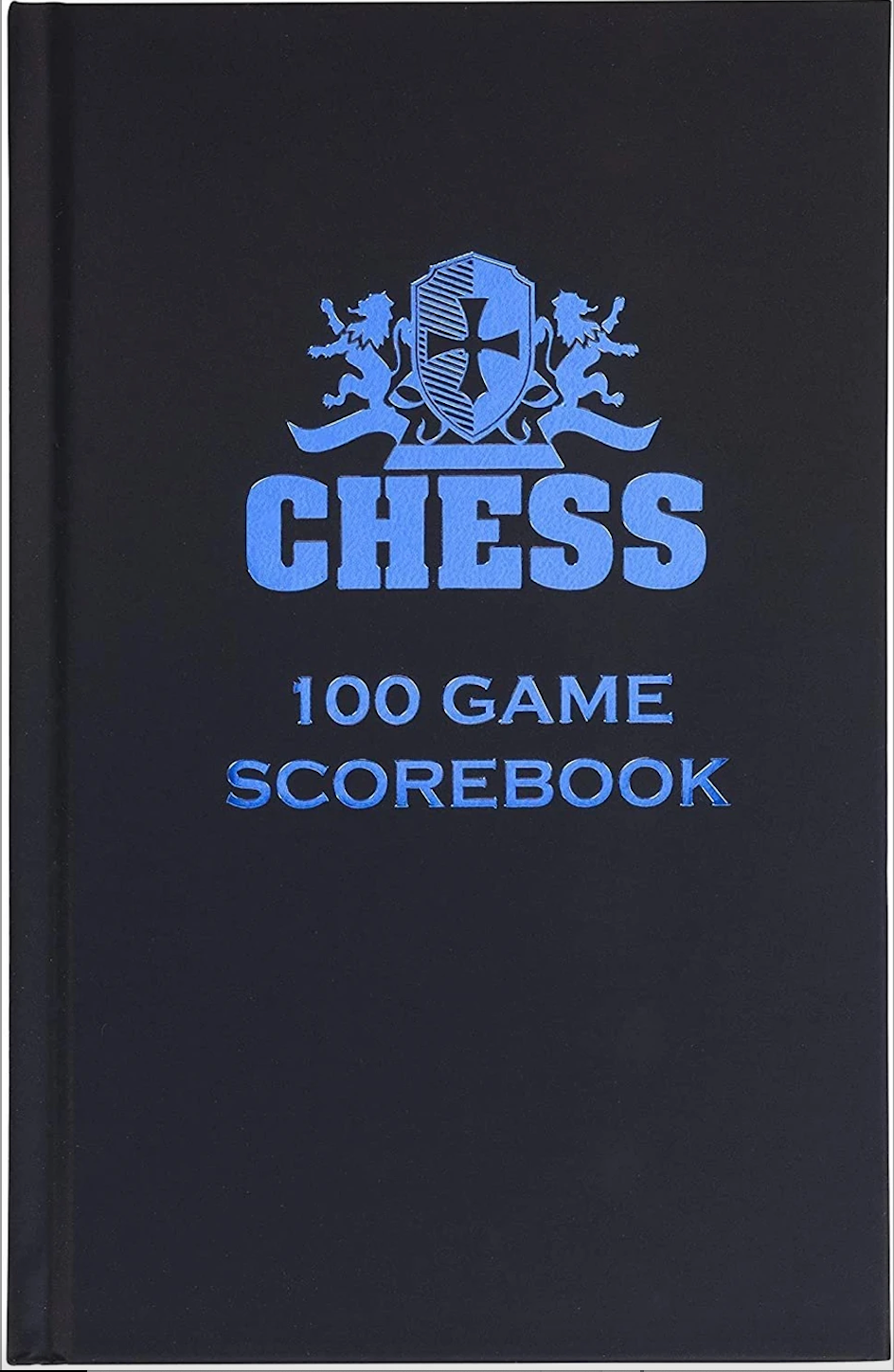 Hardcover Chess Scorebook - Matte Black