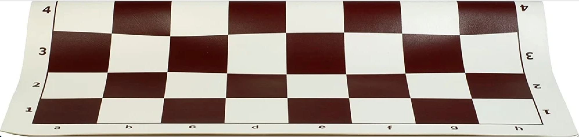 Chessboard - Vinyl with Brown Squares