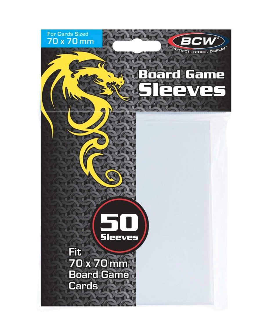 Board Game Sleeves - Square 70 x 70 mm