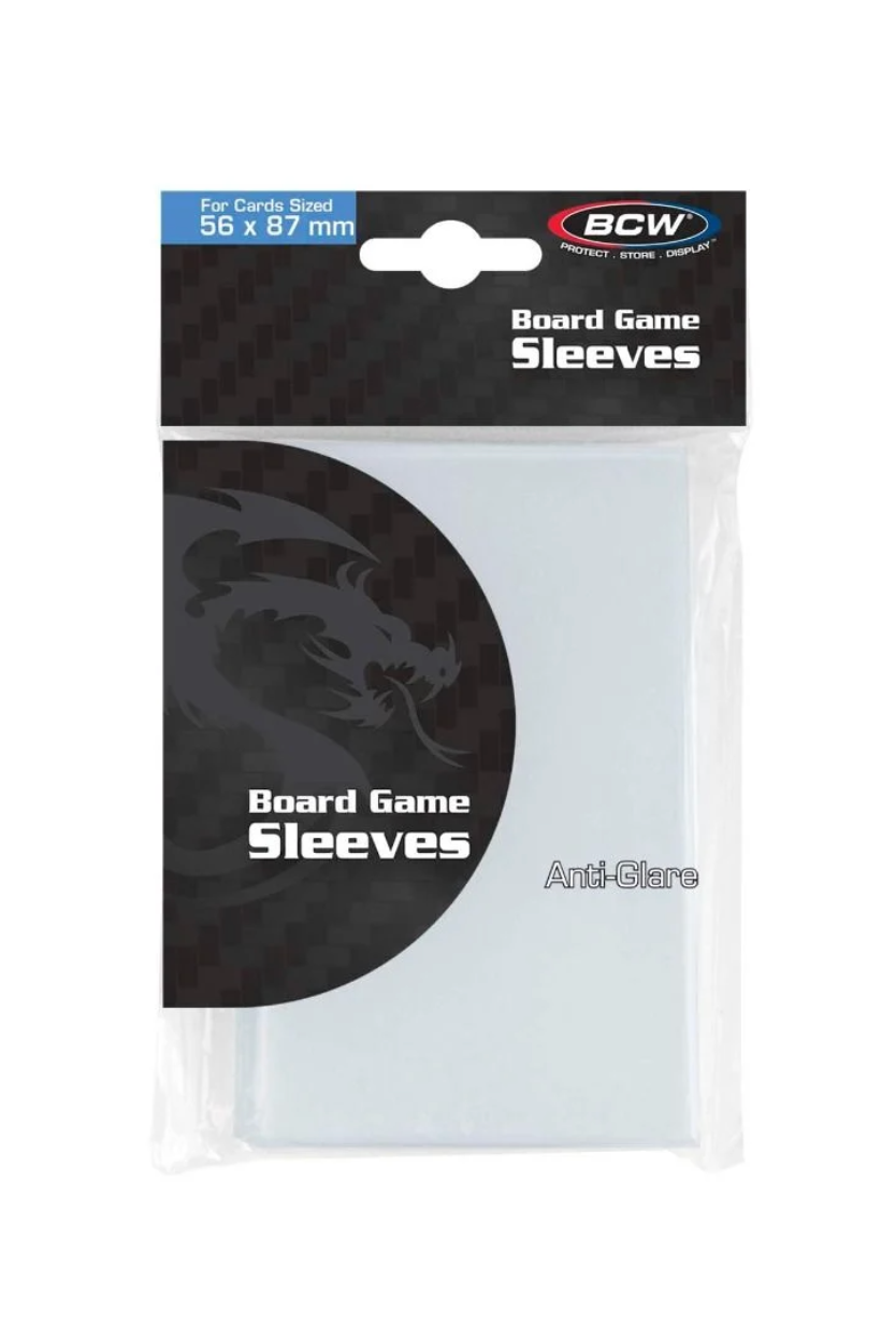 Board Game Sleeves - Anti-Glare Standard American 56 x 87 mm