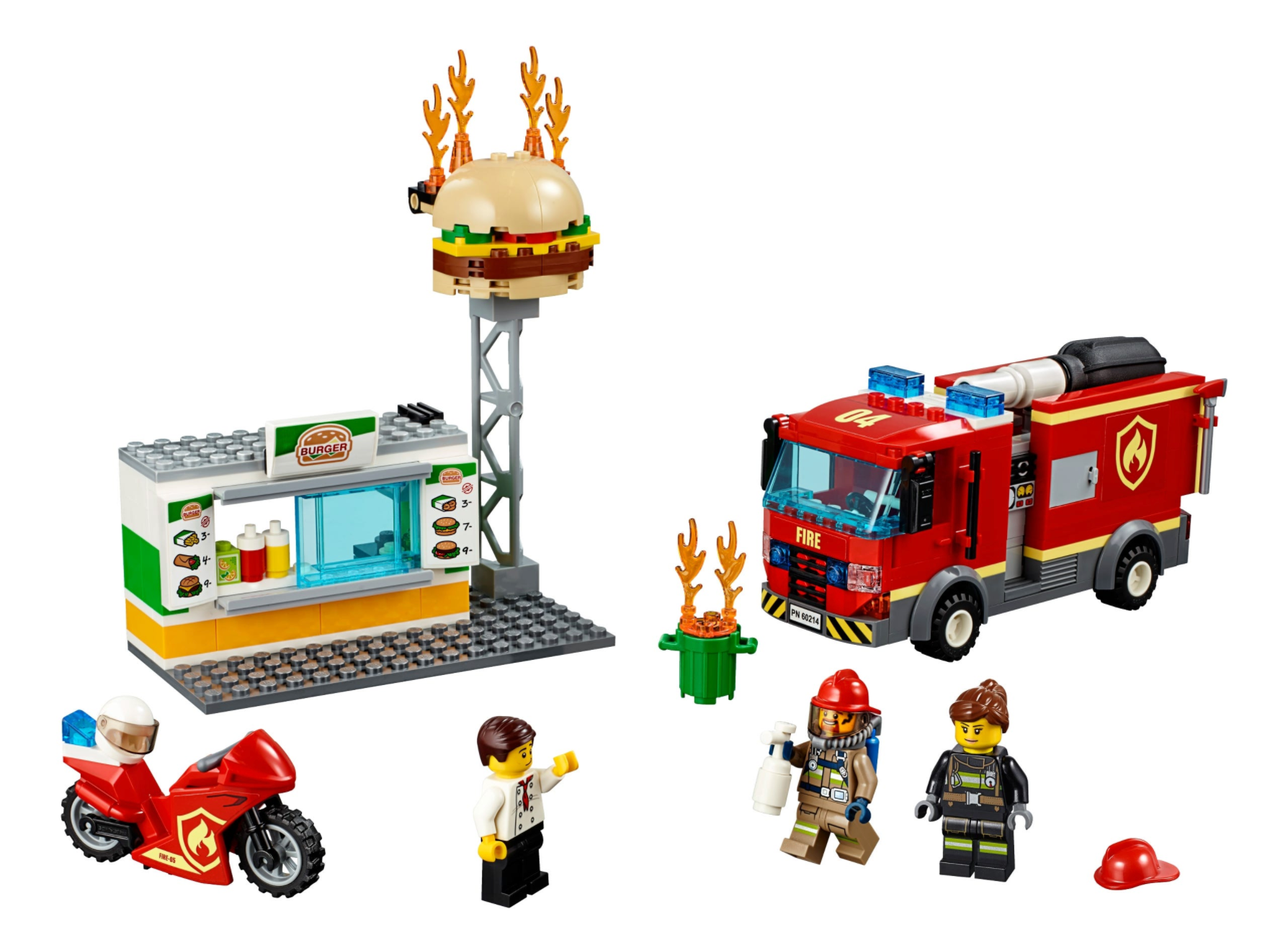 LEGO: City - Burger Bar Fire Rescue