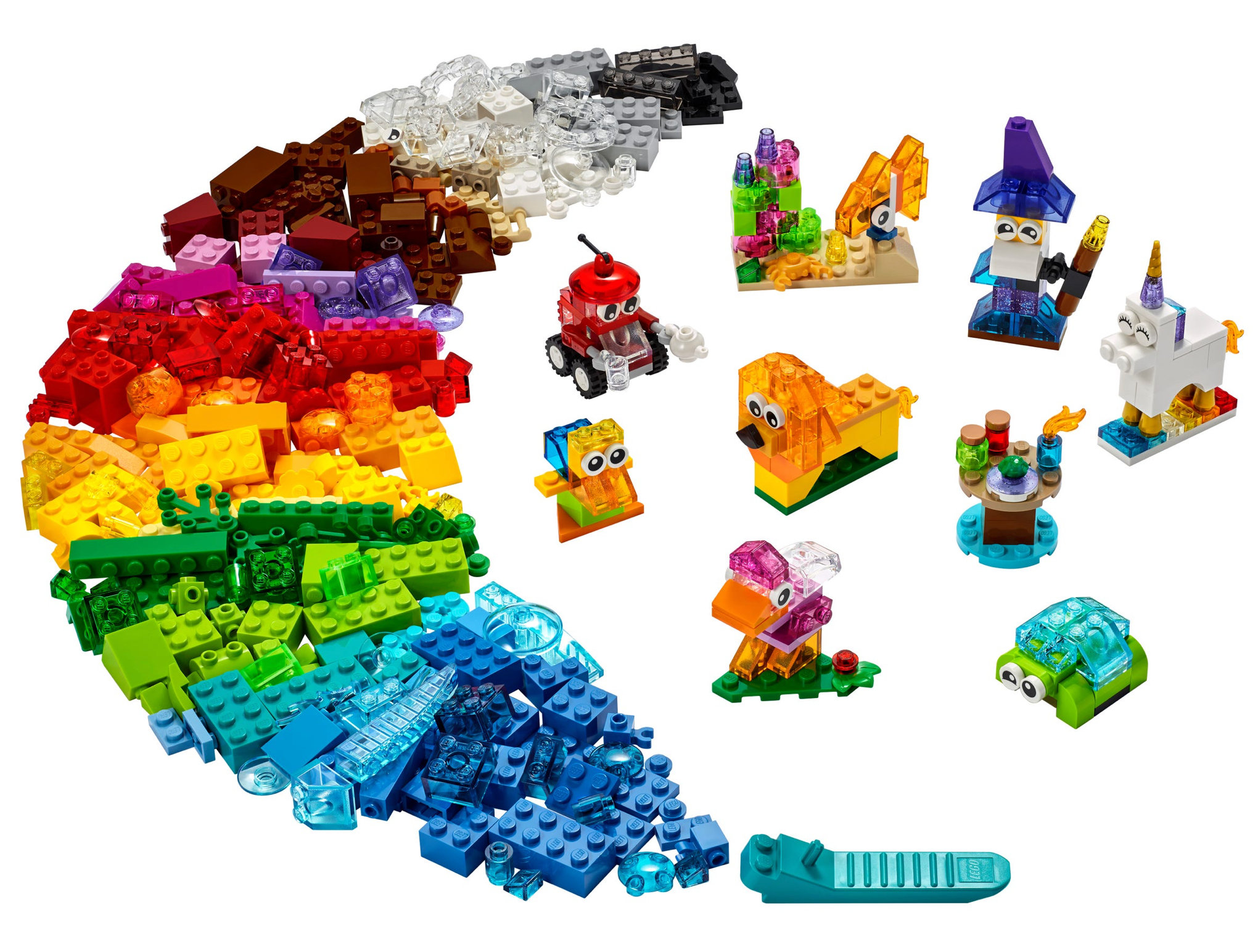 LEGO: Classic - Creative Transparent Bricks
