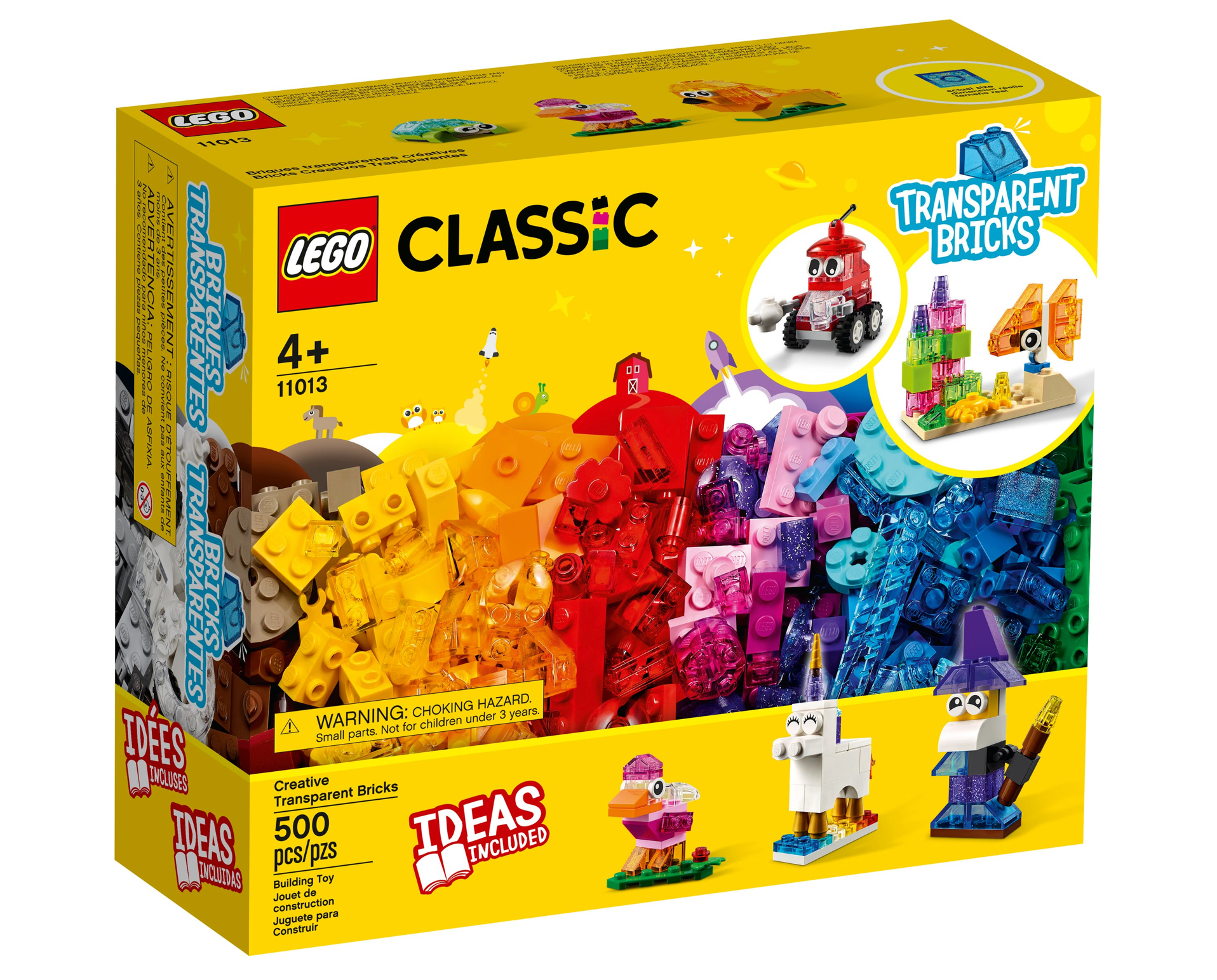 LEGO: Classic - Creative Transparent Bricks