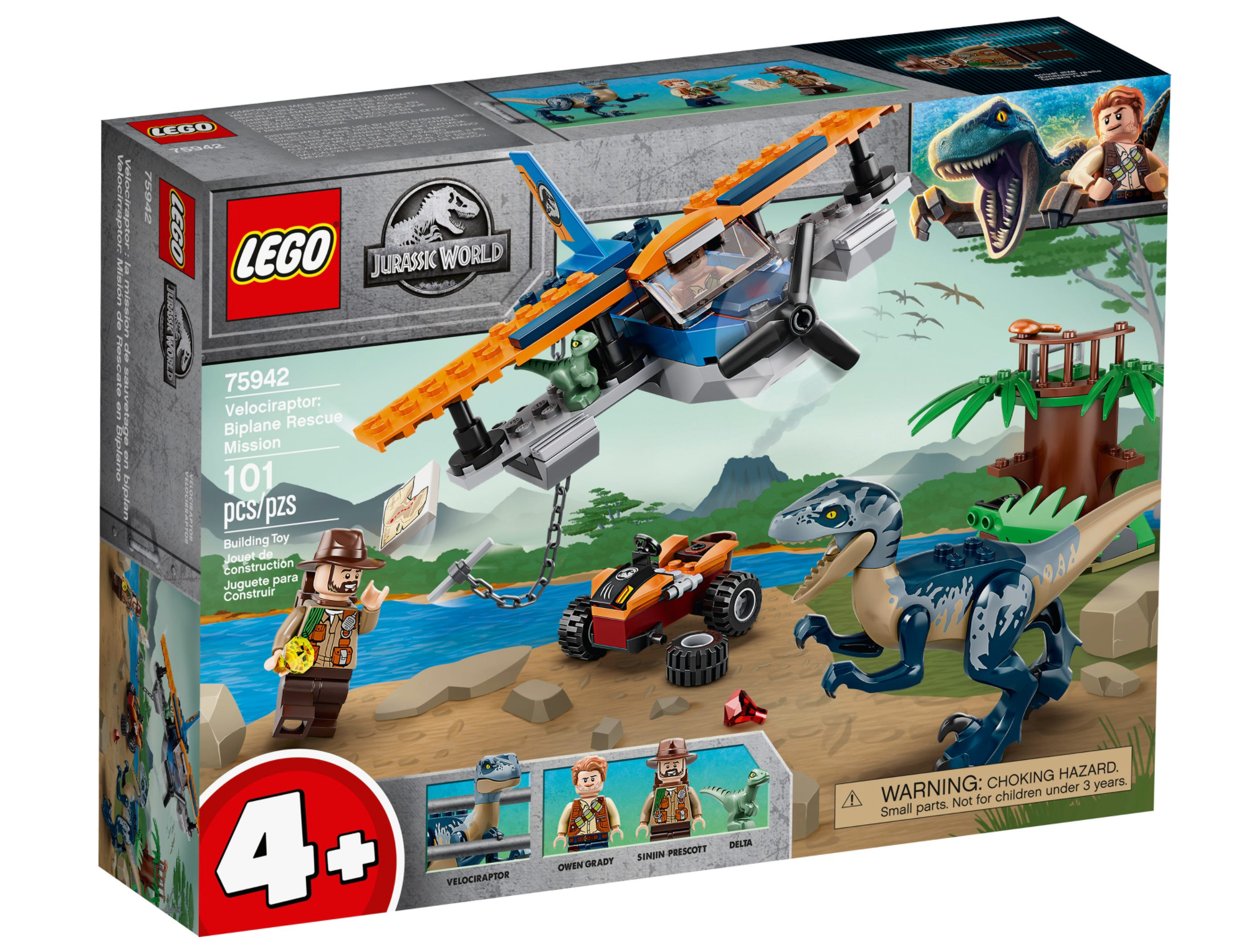 LEGO: Jurassic World - Velociraptor: Biplane Rescue Mission