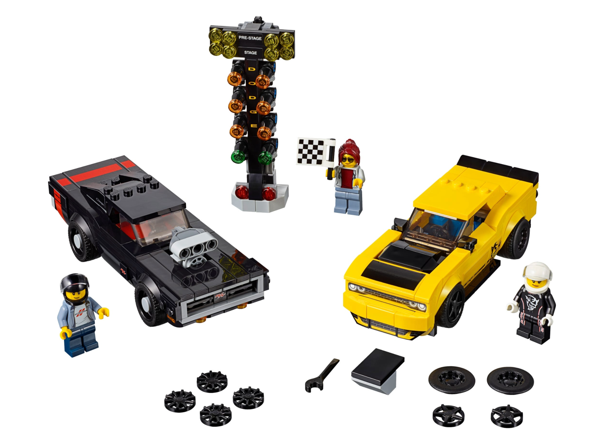 LEGO: Speed Champions - 2018 Dodge Challenger SRT Demon and 1970