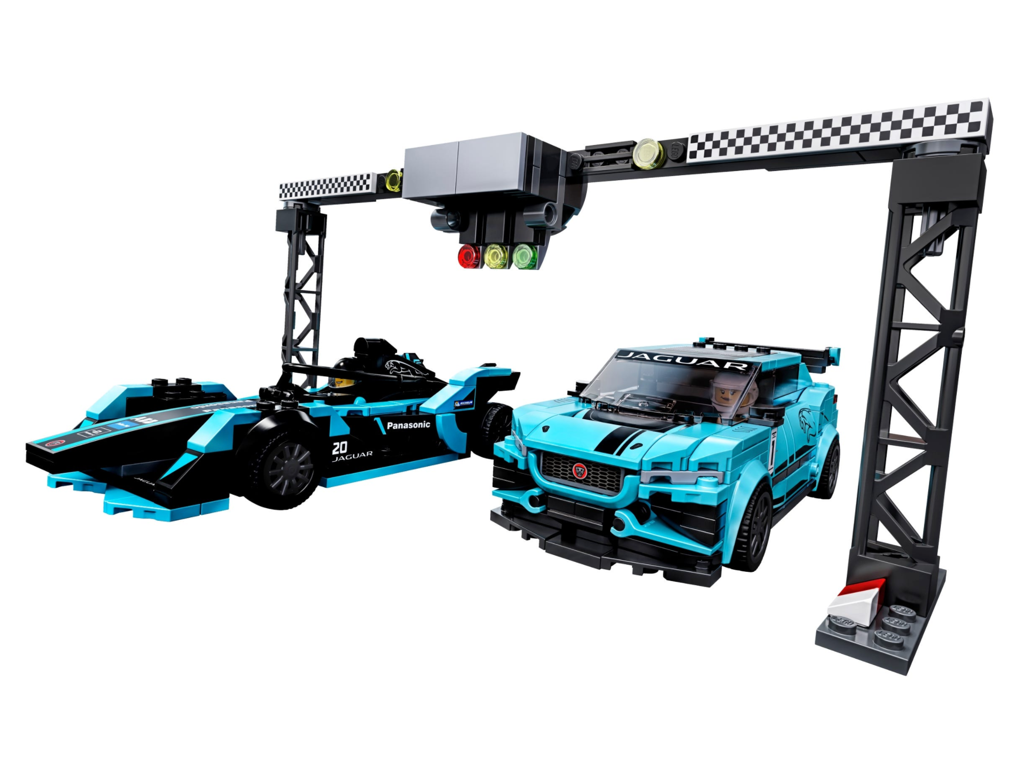 LEGO: Speed Champions - Formula E Panasonic Jaguar Racing Gen2 car & Jaguar I-PACE eTROPHY