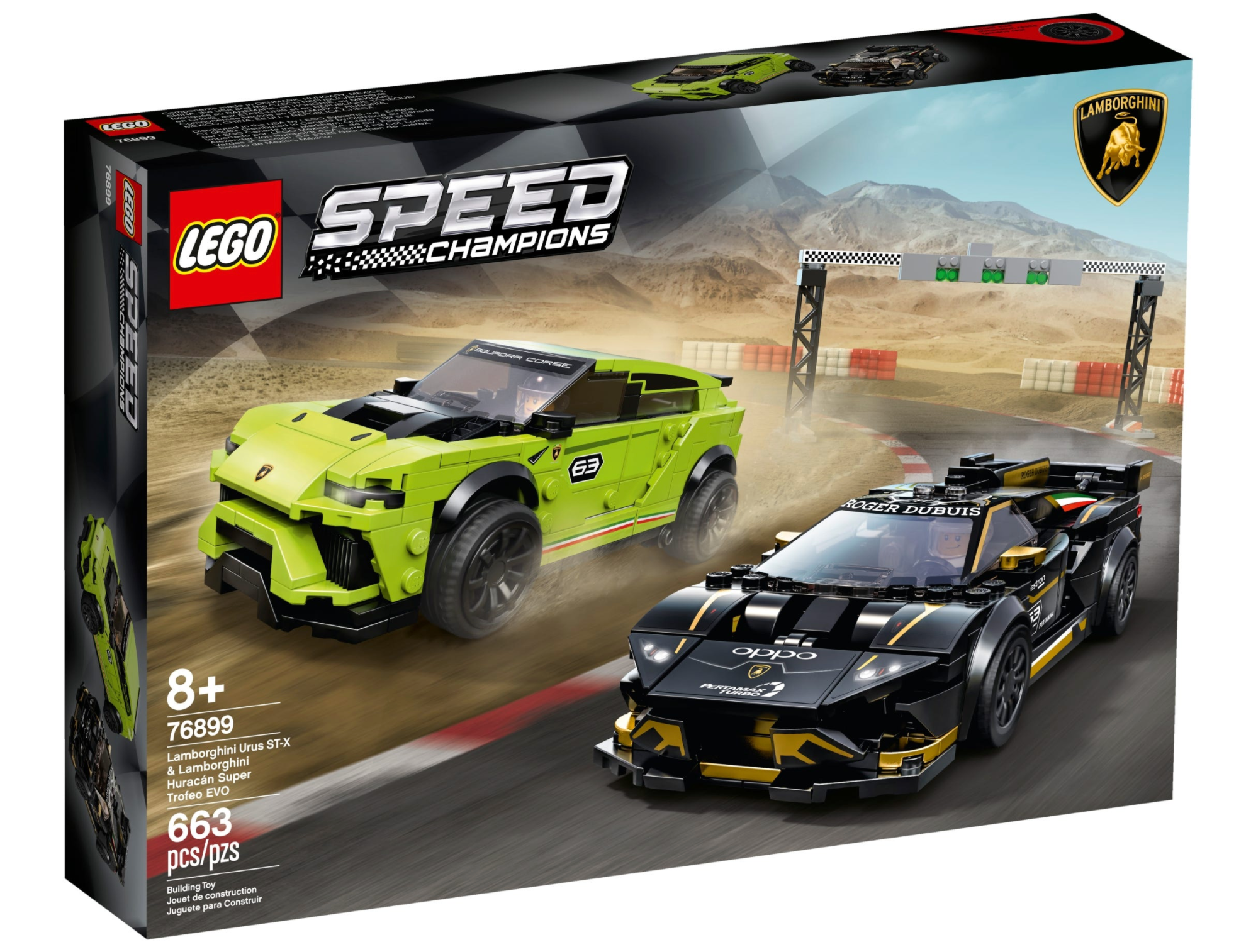 LEGO: Speed Champions - Lamborghini Urus ST-X & Lamborghini Huracan Super Trofeo EVO