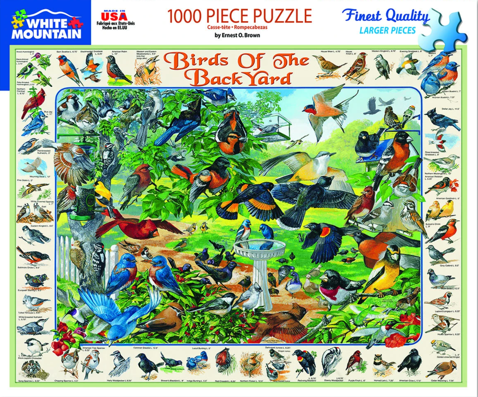 Birds of the Backyard (1000 pc puzzle)