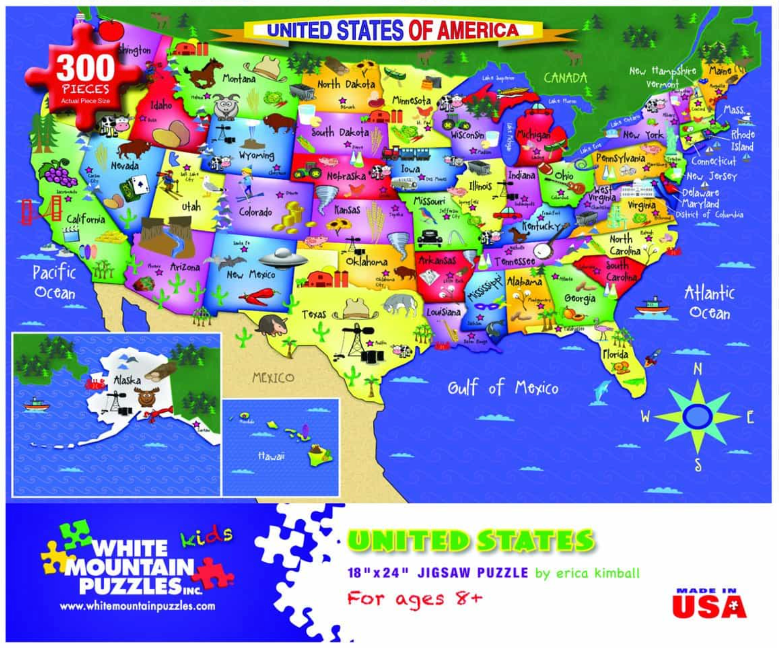 United States of America (300 pc puzzle)