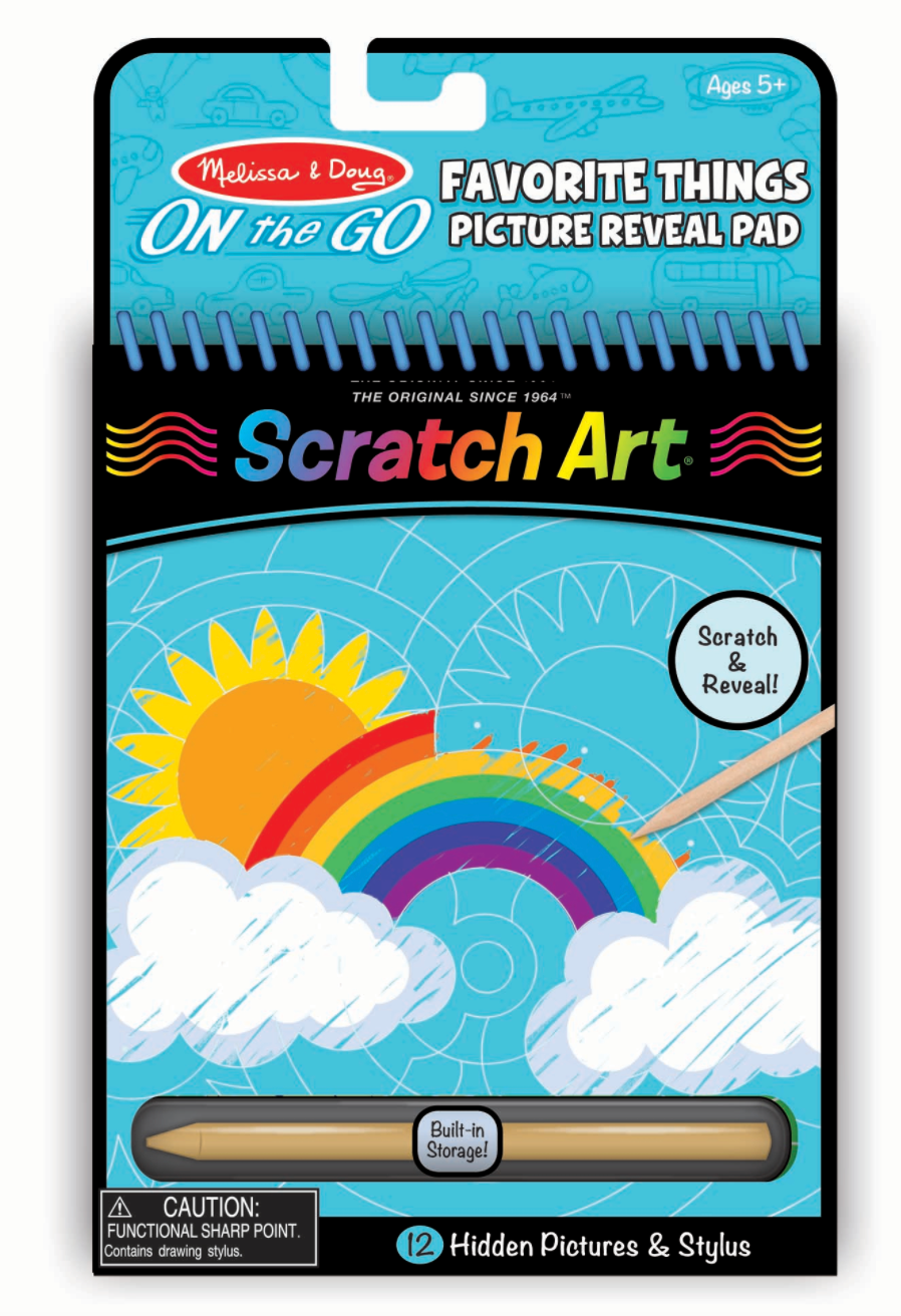 On the Go Scratch Art Color Reveal Pad - Favorite Things
