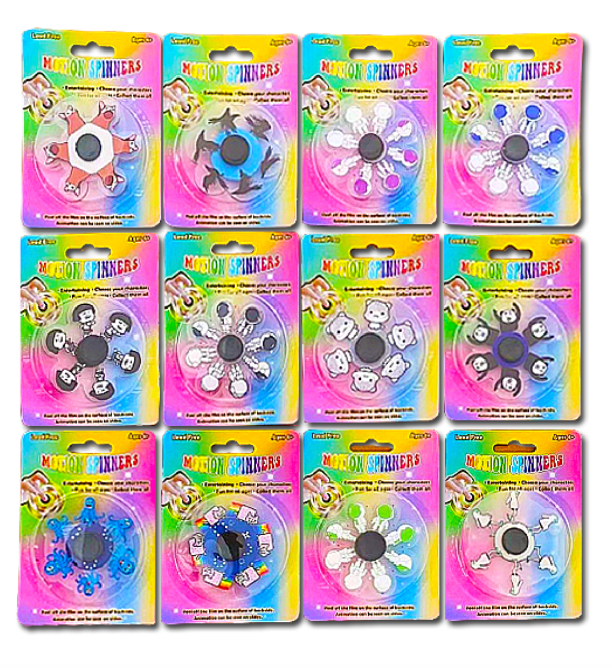 Assorted Motion Spinners
