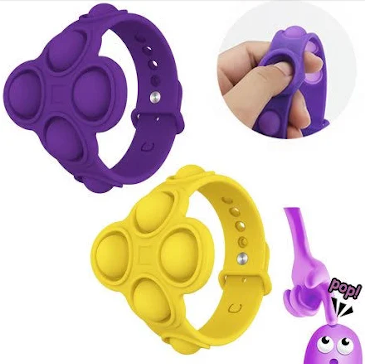 Popit Wristband (Assorted Colors)