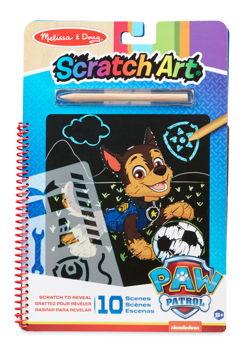 Paw Patrol Scratch Art Pad - Chase