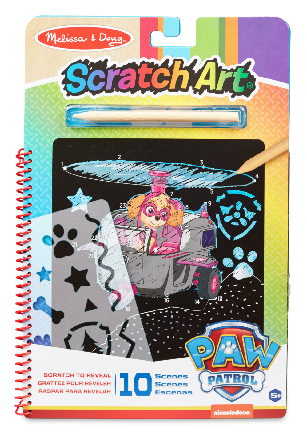 Paw Patrol Scratch Art Pad - Skye